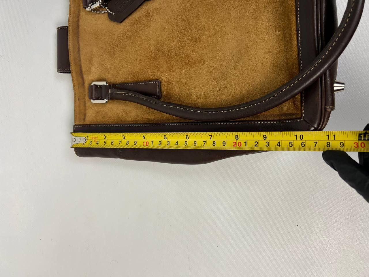 Coach Vintage Legacy Suede Bonnie’s Coach Tote Bag Y2K Size ONE SIZE - 13 Thumbnail