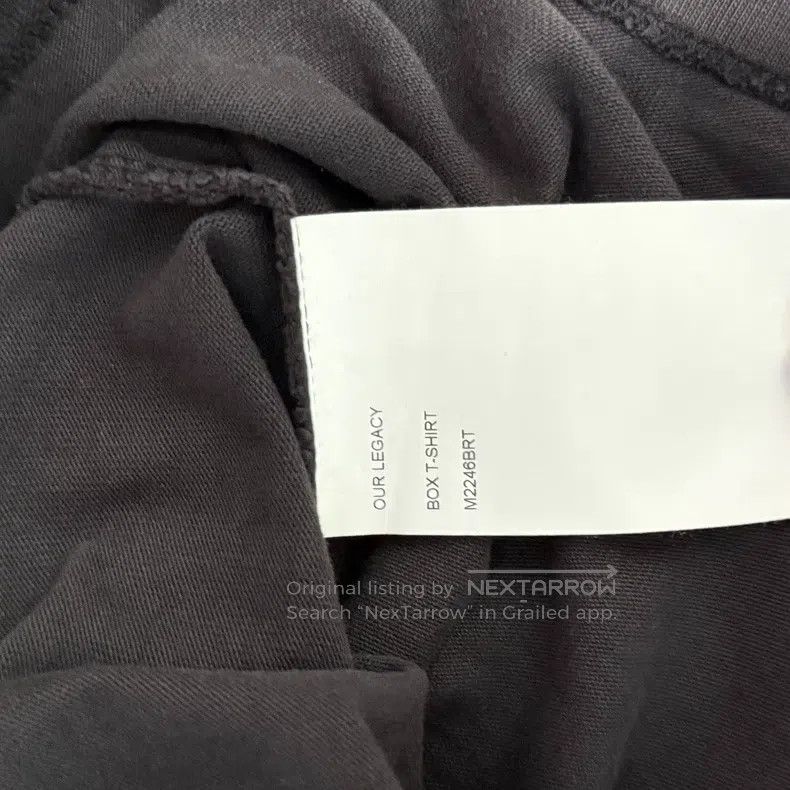 Our Legacy Our Legacy Black Short Sleeve T-Shirt Size US M / EU 48-50 / 2 - 4 Thumbnail