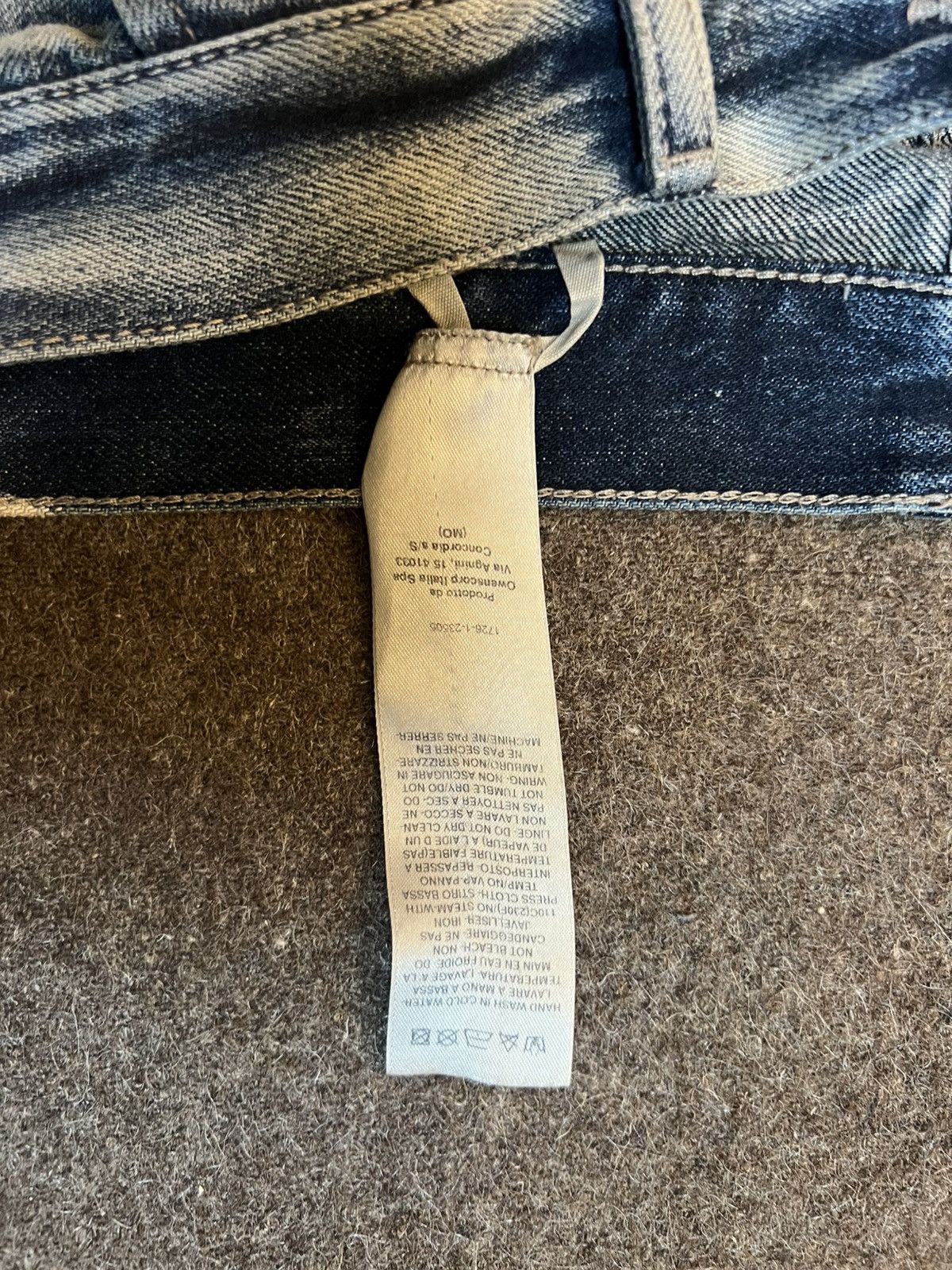 Rick Owens Rick Owens FW23 Tailored Bela Acid Degrade Size US 30 / EU 46 - 14 Thumbnail