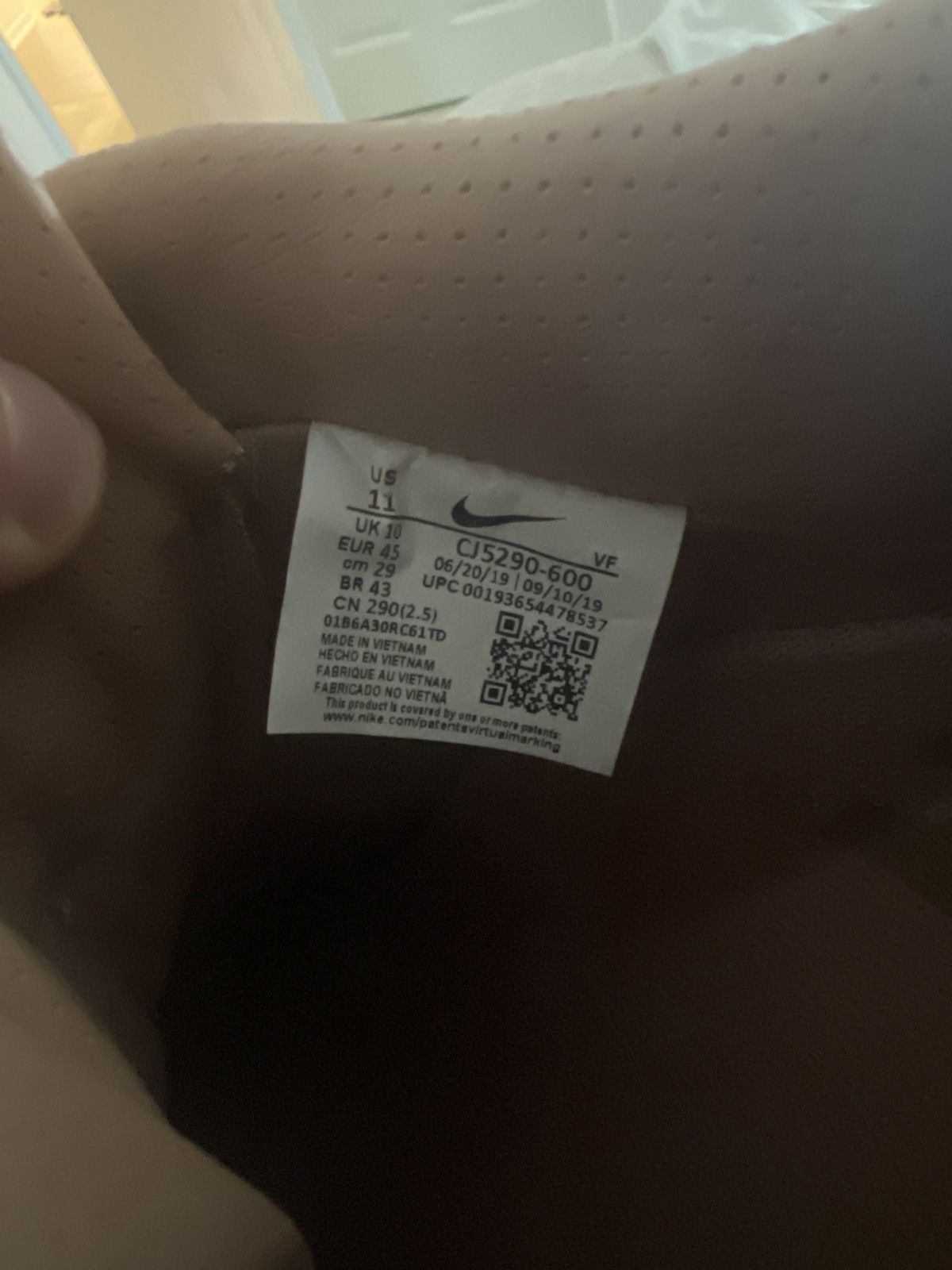 CLOT × Nike CLOT X Nike Air Force 1 Low “Rose Gold Silk” Size US 11 / EU 44 - 6 Thumbnail