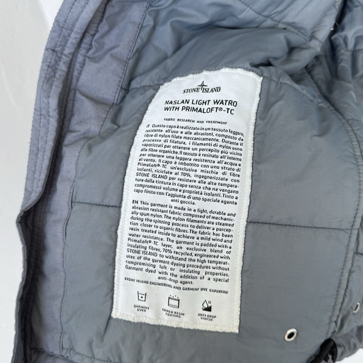 Stone Island Stone Island Naslan Light Watro Primaloft Jacket Size US M / EU 48-50 / 2 - 11 Thumbnail