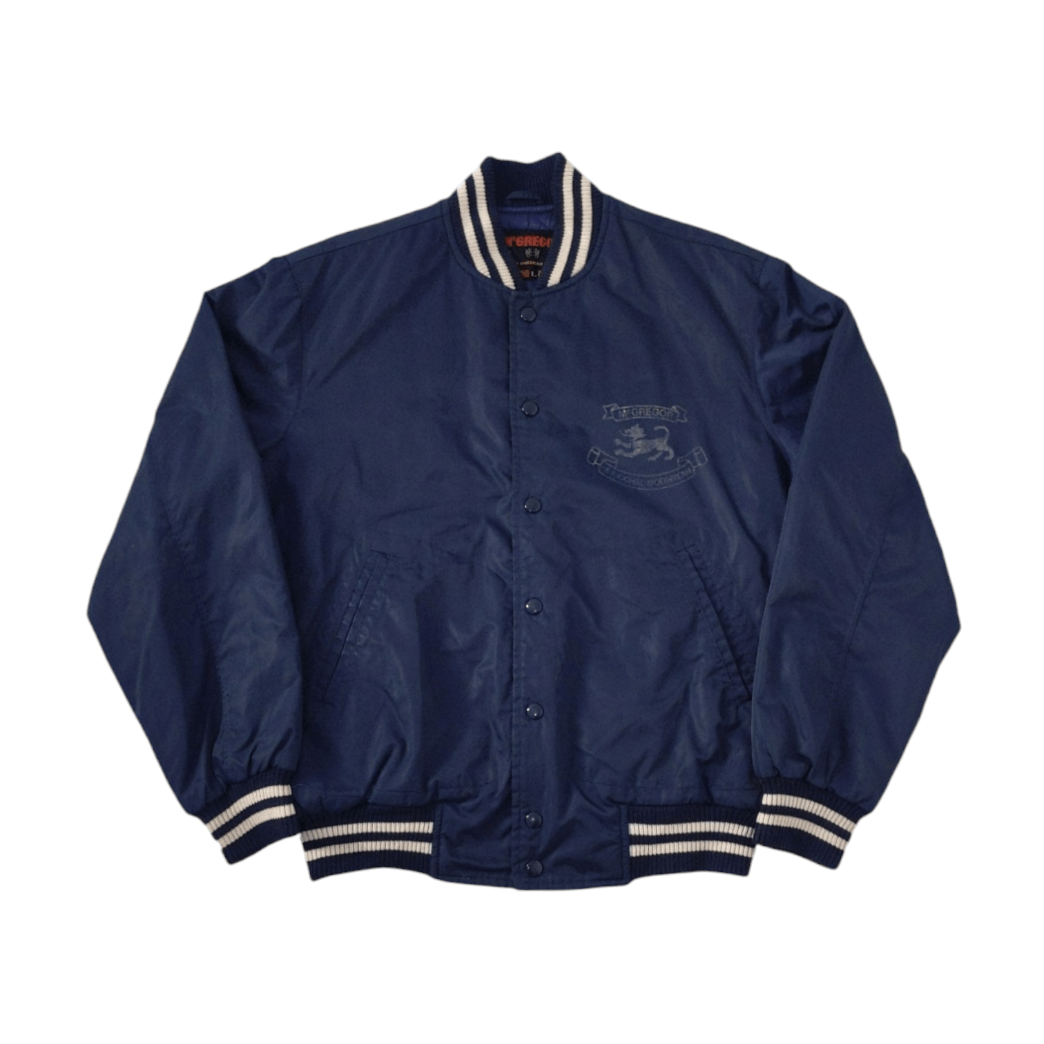 Japanese Brand × McGregor × Vintage Vintage SunFaded 90s McGregor Varsity Bomber Jacket Size US L / EU 52-54 / 3 - 1 Thumbnail