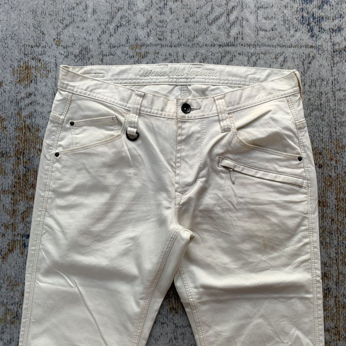 Rare 2000s NCFM Flared Multi Zipper Pants