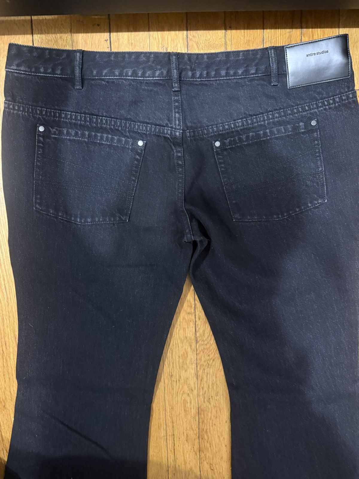 Entire Studios Entire Studios Low Rise Flared Jeans Size XL Size US 38 / EU 54 - 3 Thumbnail