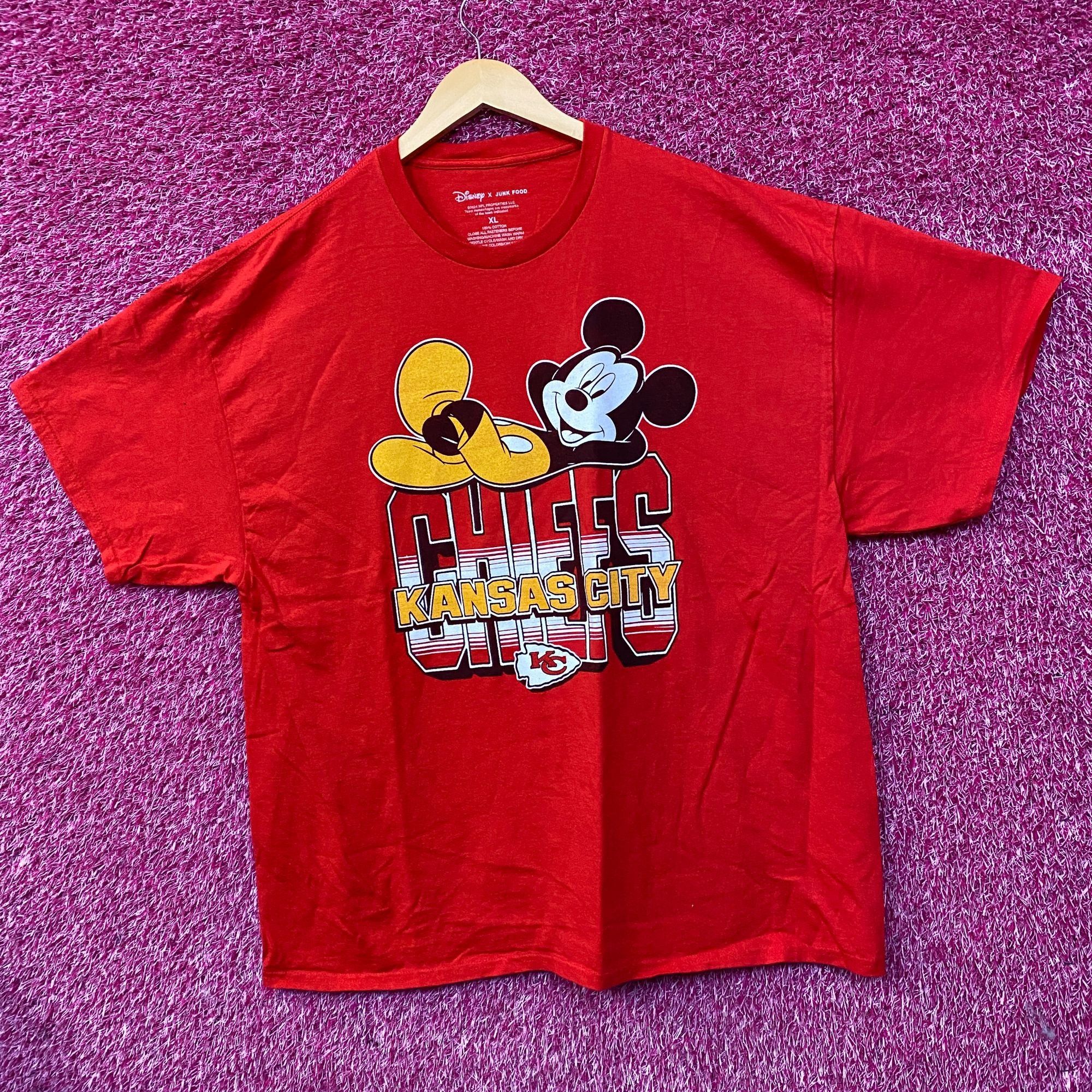 Junk Food Junk Food x NFL Disney Mickey Mouse Kick Back Kansas City Ch Size US XL / EU 56 / 4 - 3 Thumbnail