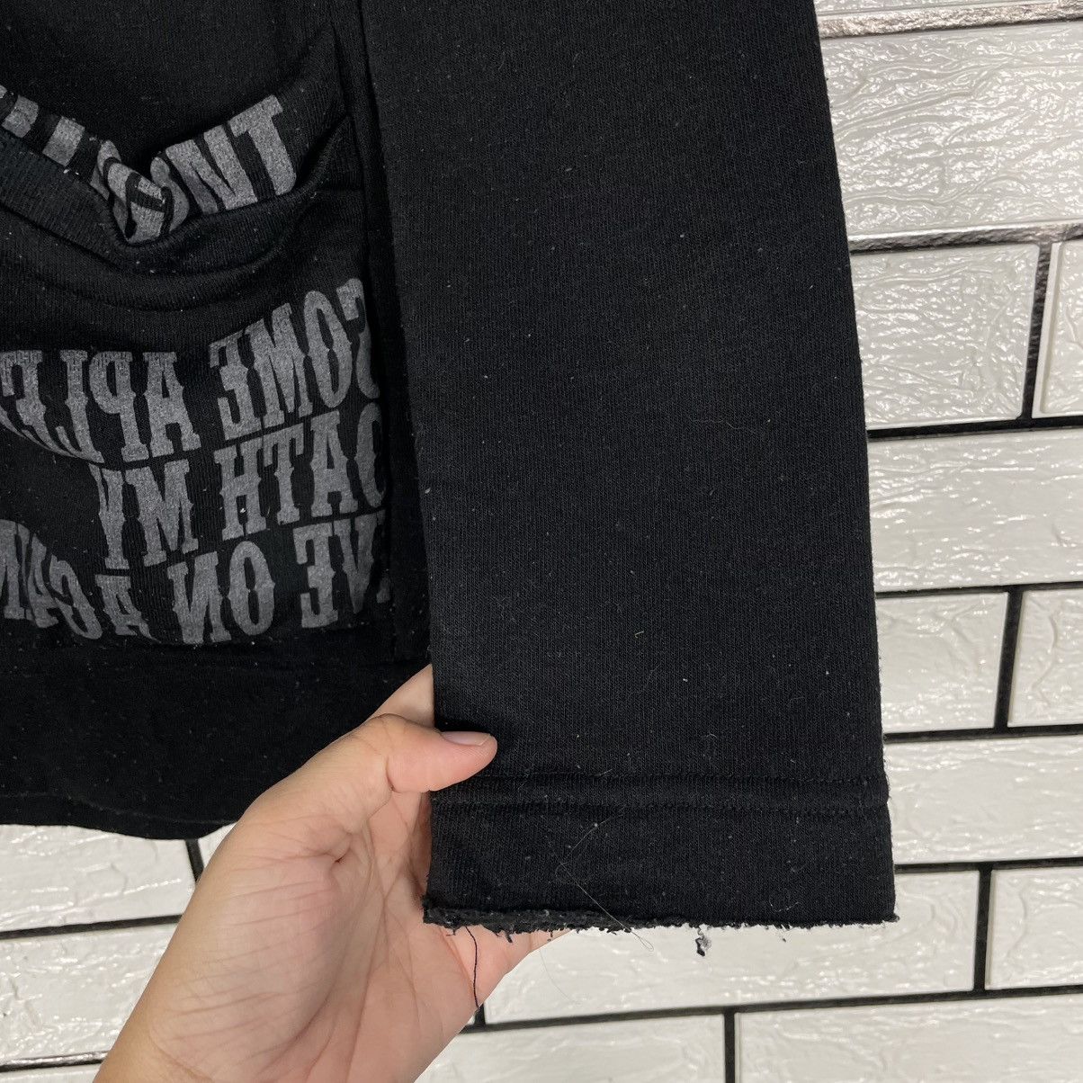 Japanese Brand Japanese Brand Chu XXX Moderately Thankuuil Hoodie Size S / US 4 / IT 40 - 14 Thumbnail