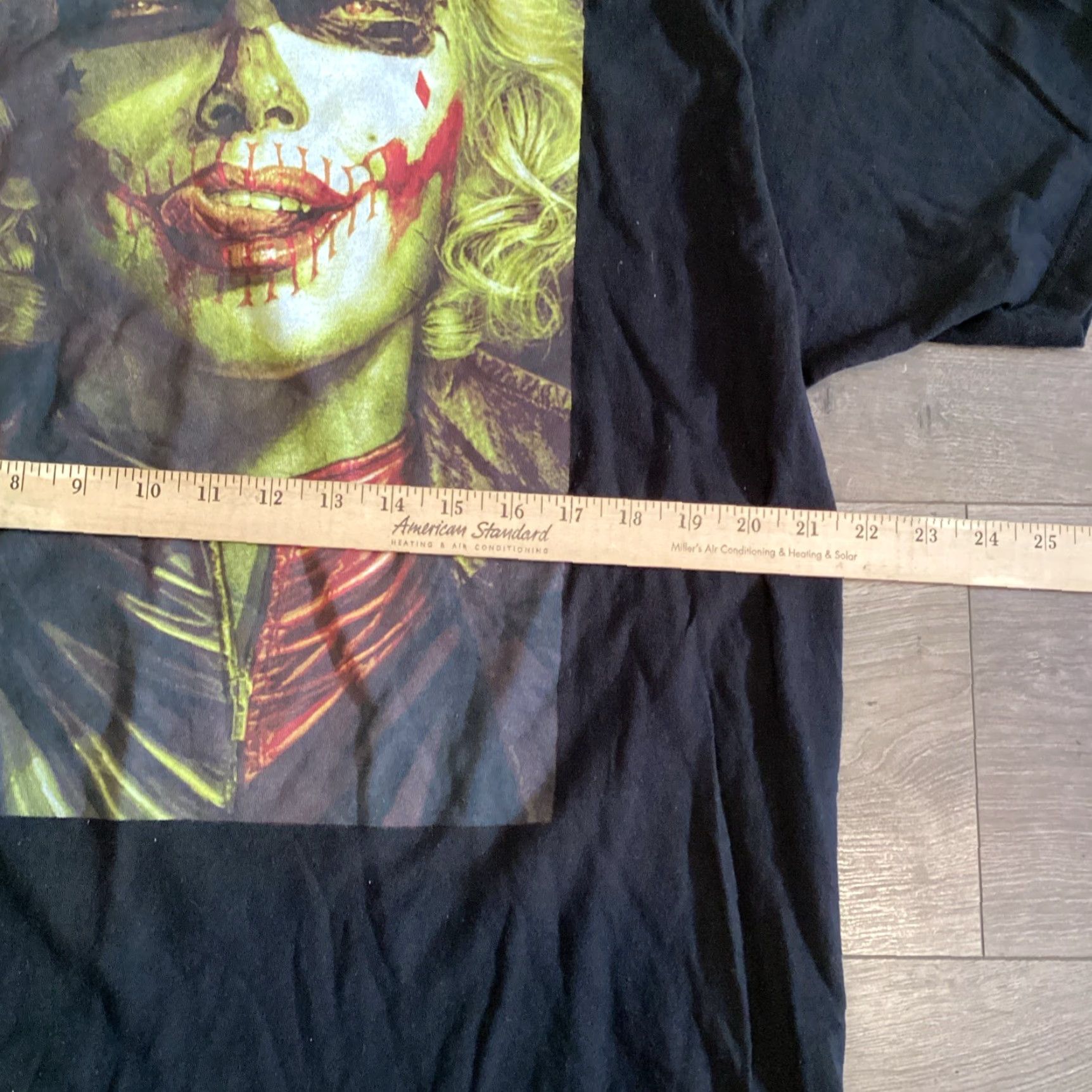 DC Comics BATMAN T-SHIRT Harley Quinn Damned 2 Graphic Print Adult XL Black DC Comics Mens Size US XL / EU 56 / 4 - 4 Thumbnail