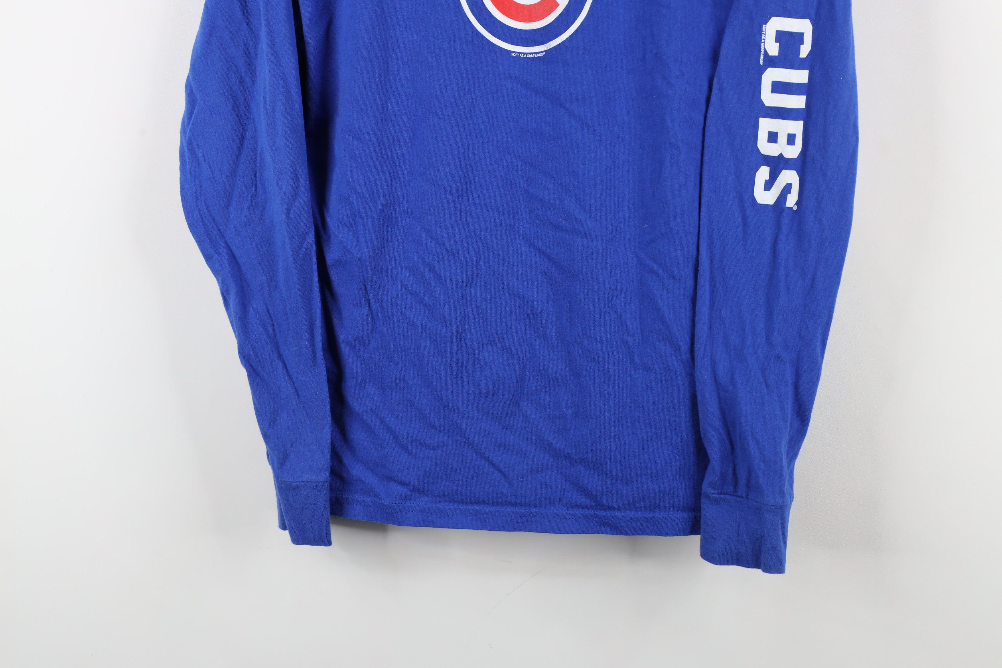 Vintage Vintage Spell Out Chicago Cubs Baseball Long Sleeve T-Shirt Size M / US 6-8 / IT 42-44 - 3 Thumbnail