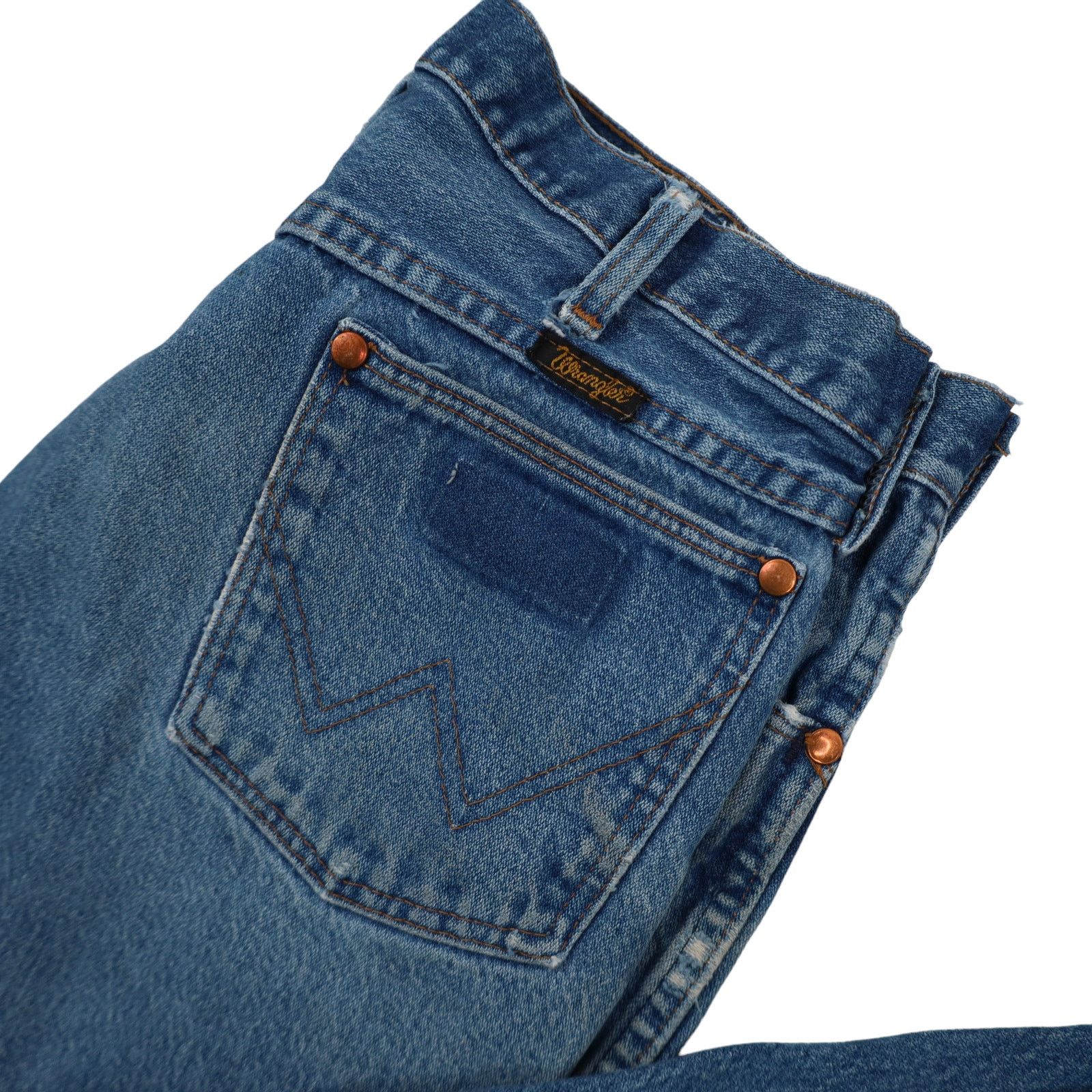 Vintage × Wrangler Vintage Wrangler Distressed Patched Denim Jeans Size US 34 / EU 50 - 17 Thumbnail