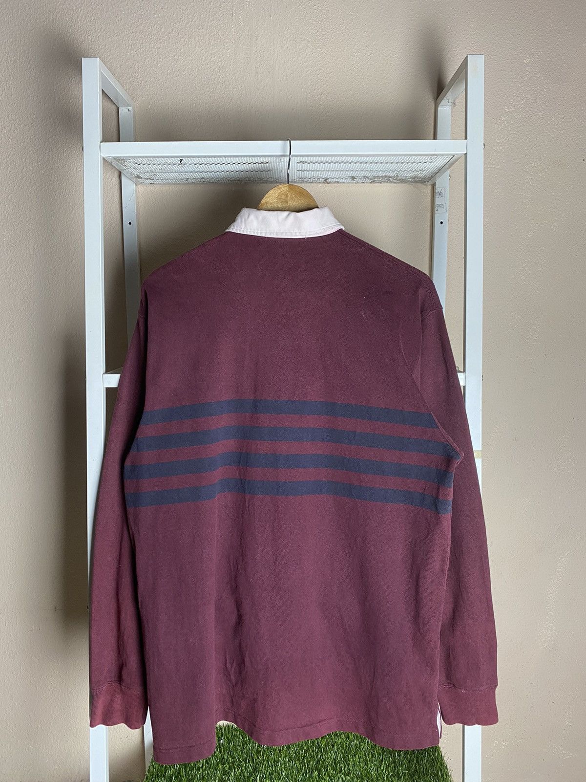 Polo Ralph Lauren FADED Vintage Polo Ralph Lauren Rugby Polos Size US M / EU 48-50 / 2 - 8 Thumbnail