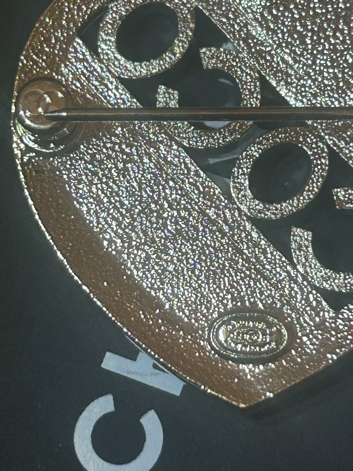 Chanel Chanel Crystal CC and Coco Mark Brooch Silver and Pink C23B Size ONE SIZE - 17 Thumbnail