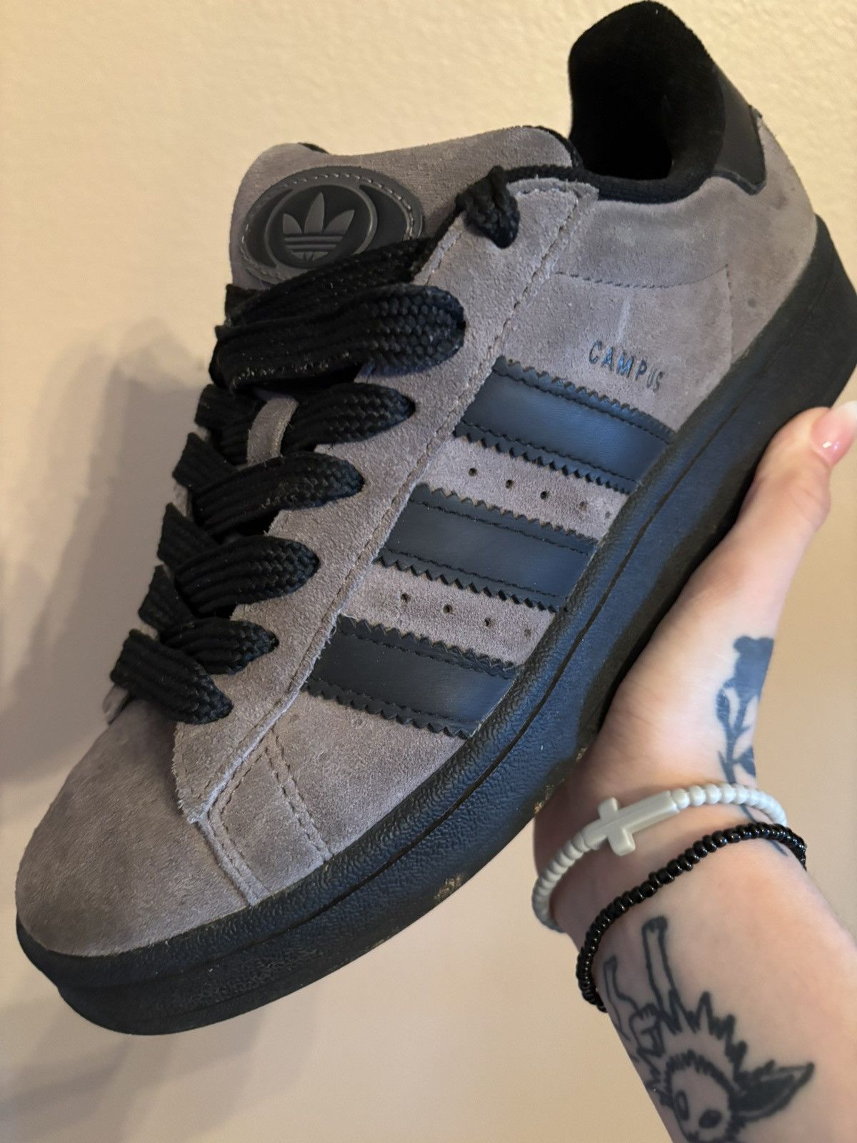 Adidas Adidas Campus 00s 'Charcoal Black' Size US 6.5 / EU 39-40 - 1 Thumbnail