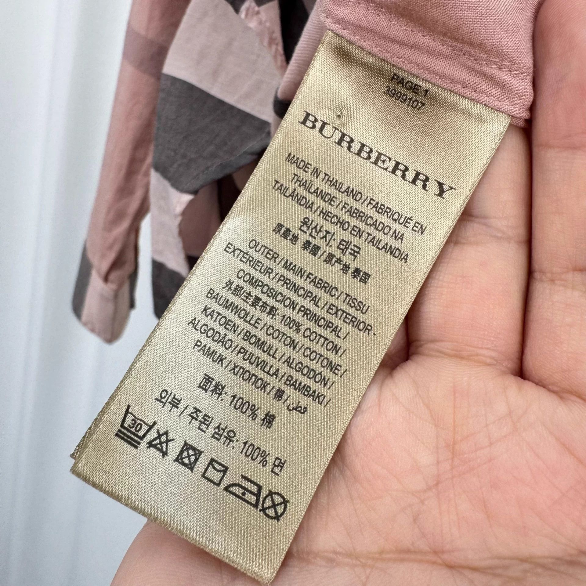 Burberry Burberry Check Longsleeve Shirt XS 99 New Size XS / US 0-2 / IT 36-38 - 6 Thumbnail