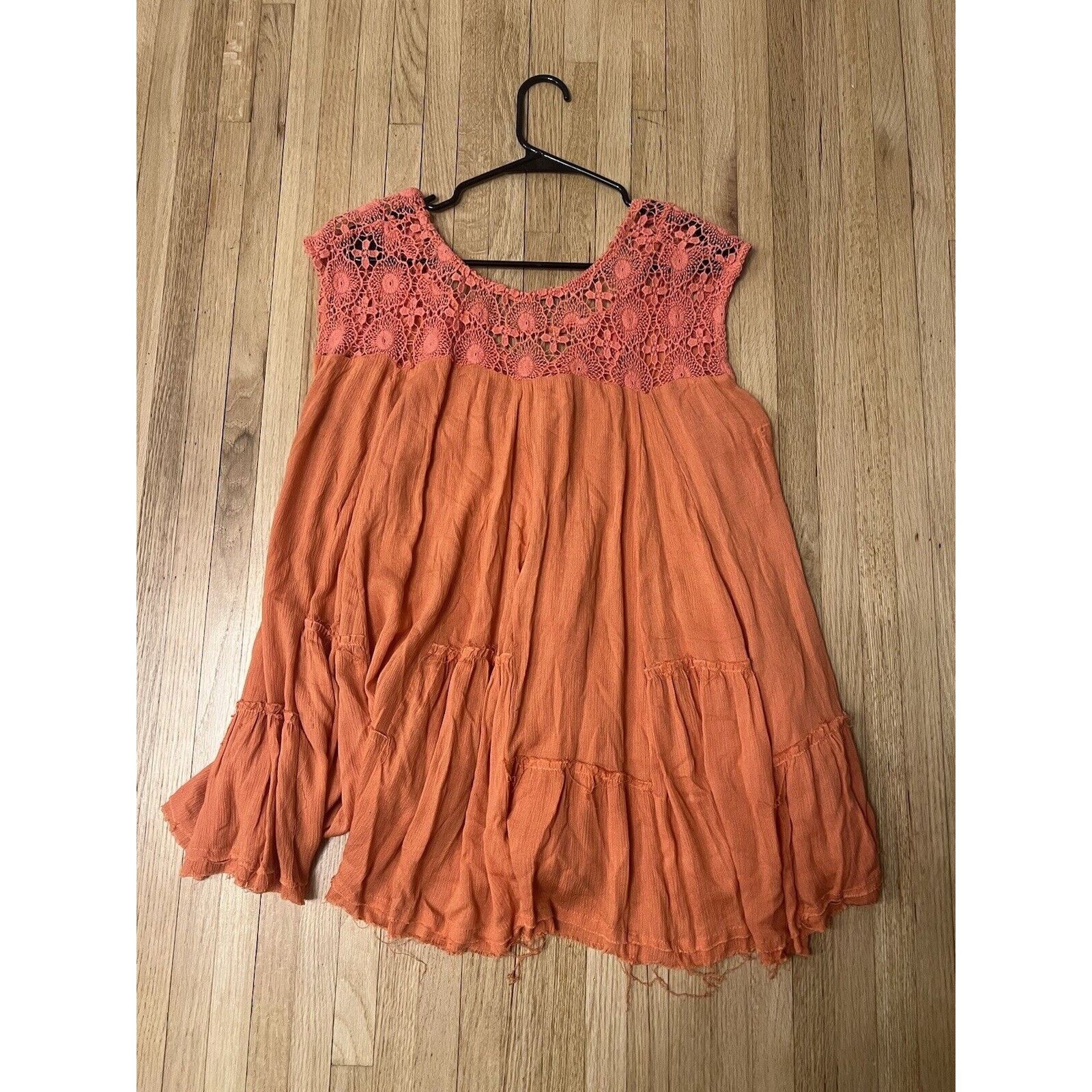 All Blues Altar’d State Women's Pink/Orange Tank Top Small Soft Knit Size S / US 4 / IT 40 - 3 Thumbnail