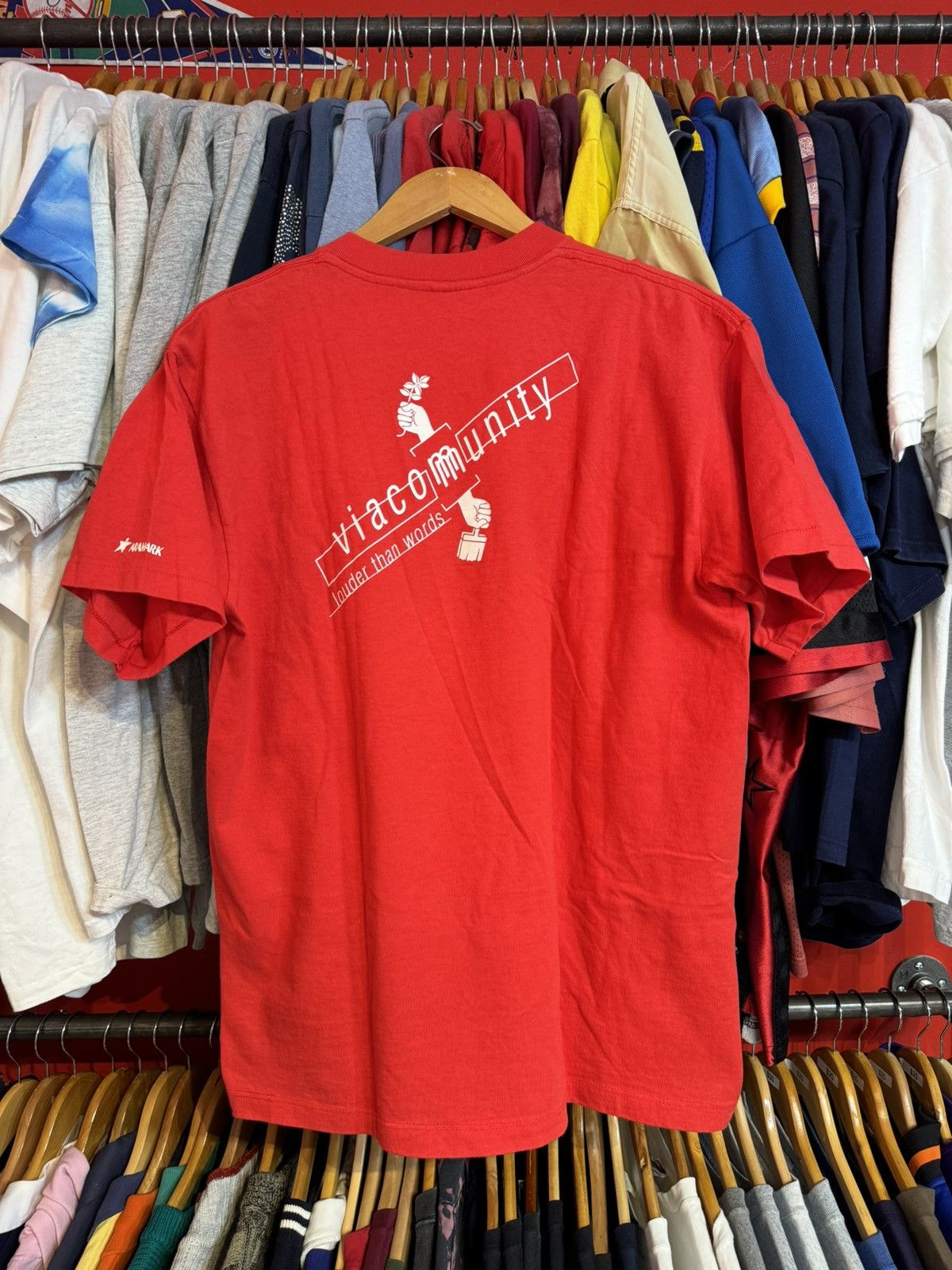 Mtv × Vintage 1986 MTV Viacom Vintage Employee 80’s T-Shirt Size US L / EU 52-54 / 3 - 1 Thumbnail