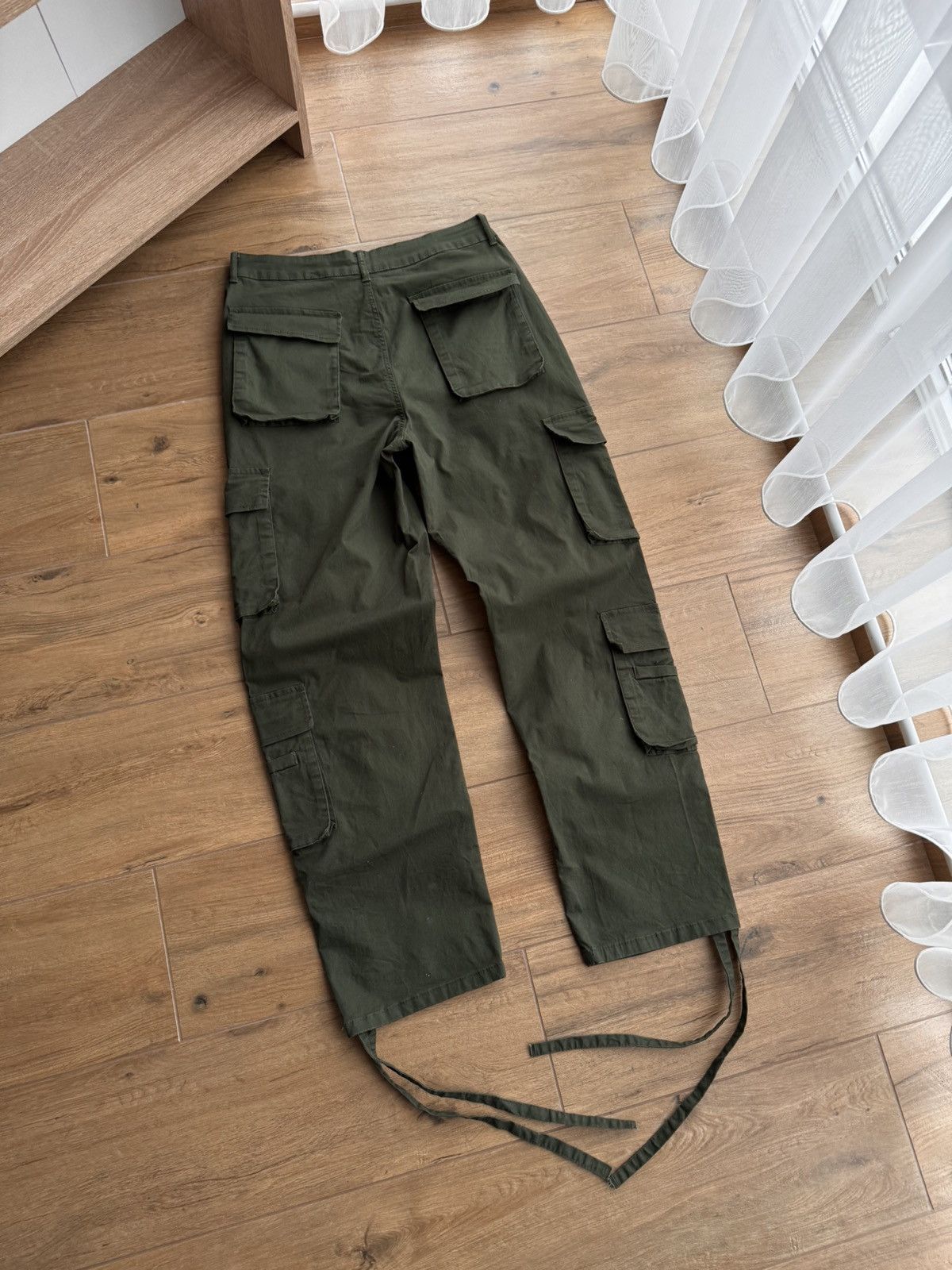 Japanese Brand × Vintage Vintage Military Green Bondage Cargo Archival Pants Size US 32 / EU 48 - 6 Thumbnail