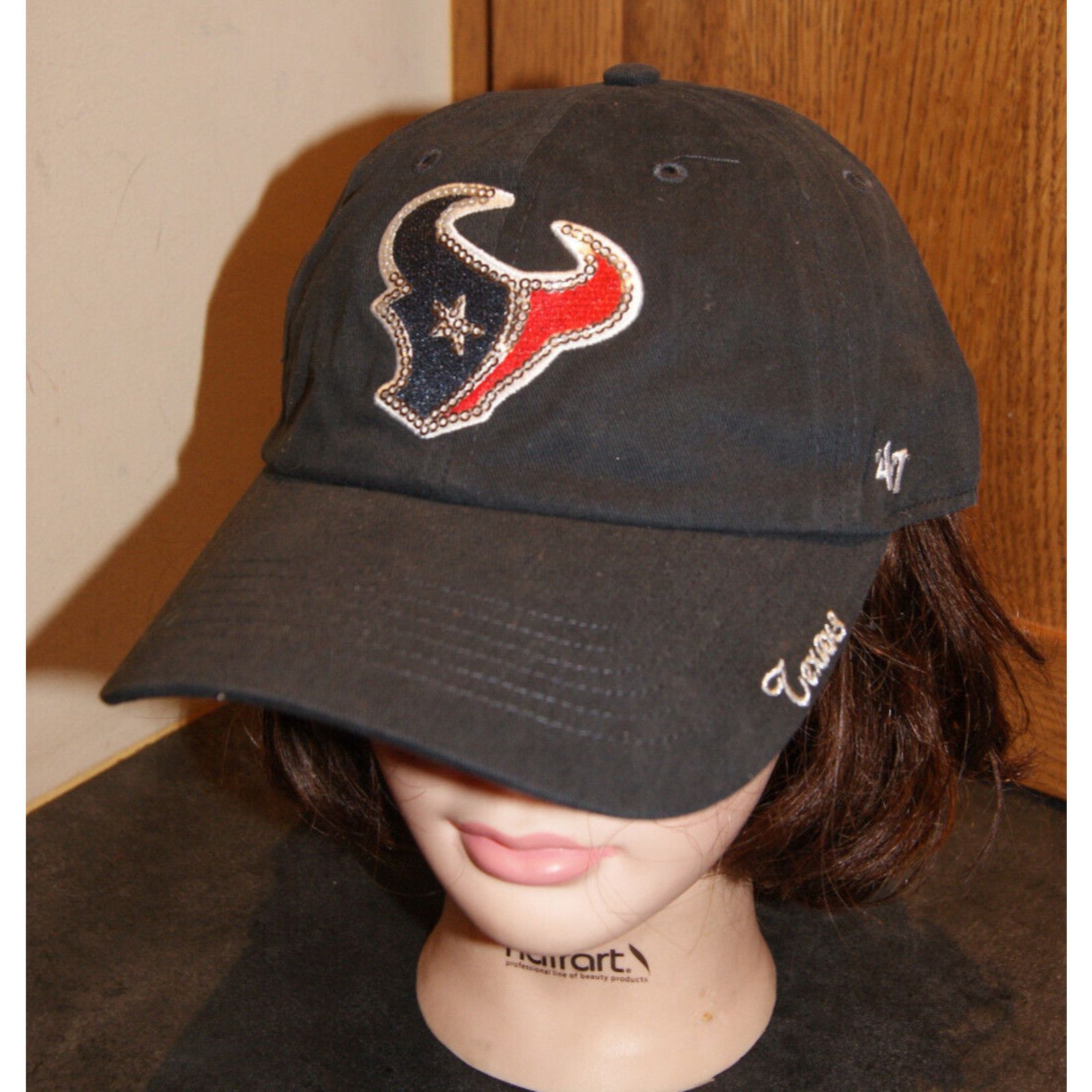 47 Brand Houston Texans Bling Womens Strapback Hat Cap Casual Fit '47 Size ONE SIZE - 1 Thumbnail