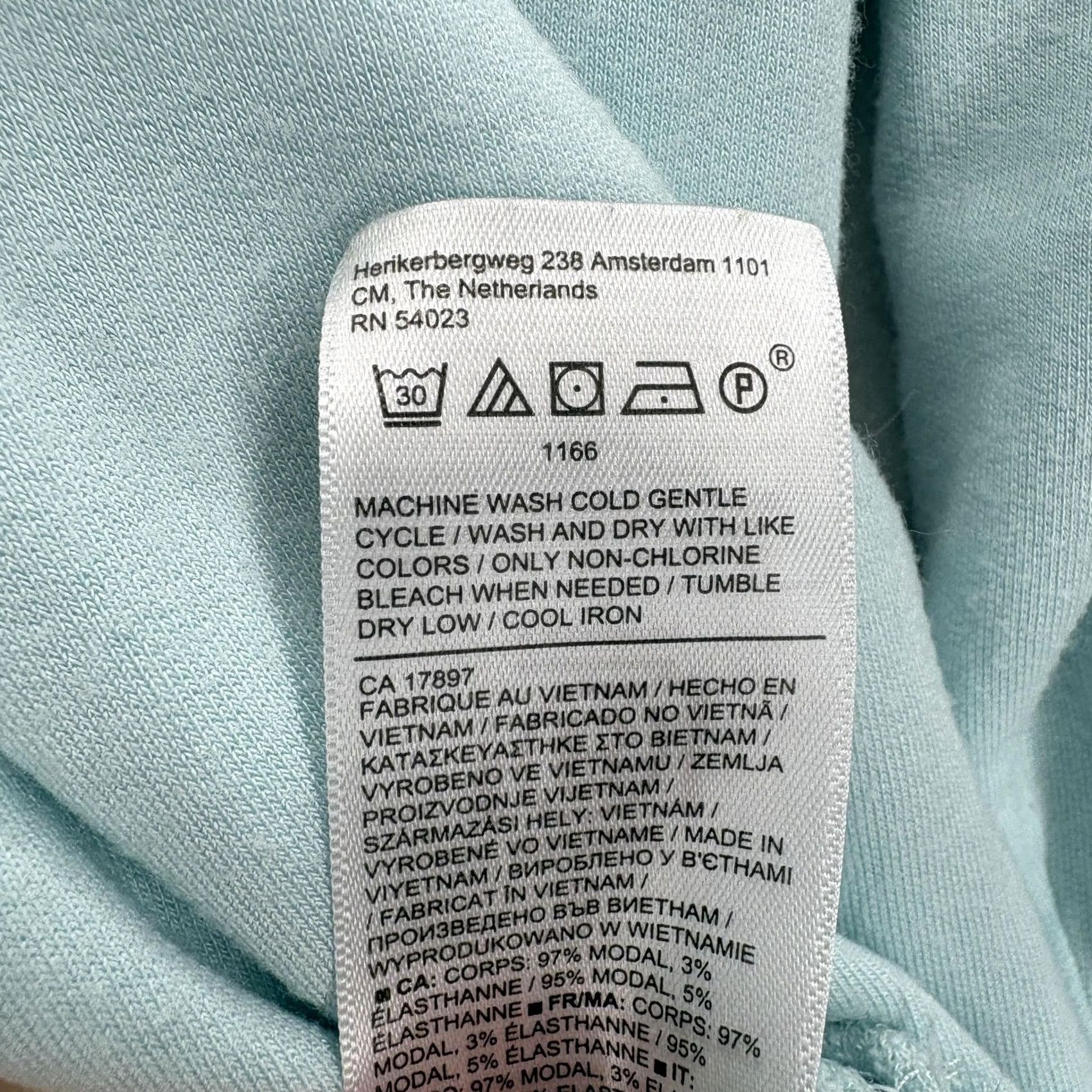 Athleta Athleta Mindset Sweatshirt Womens Large Blue Modal Raglan Lightweight Pullover Size L / US 10 / IT 46 - 6 Thumbnail