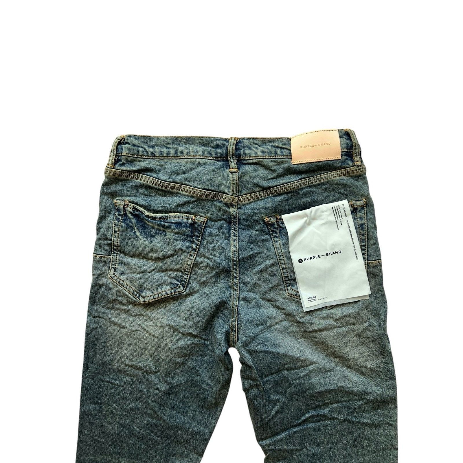 Purple Brand Jeans Men Slim Straight Blue P005 Size 30/32