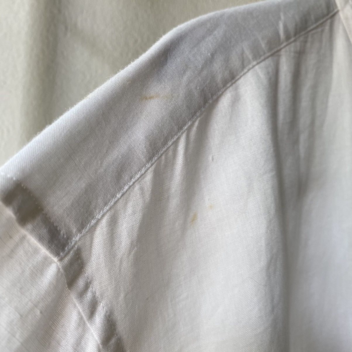 Issey Miyake Issey Miyake mandarin white shirt Size US XL / EU 56 / 4 - 10 Thumbnail