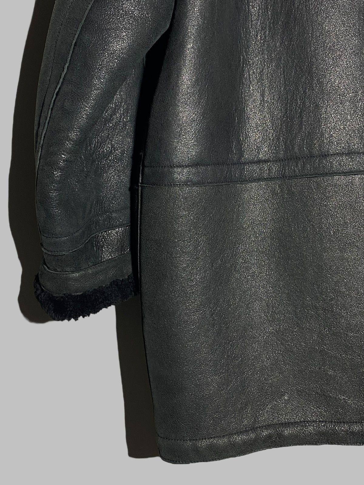 Versace Versace Classic V2 Shearling Jacket Black Vintage Rare Coat Size US XL / EU 56 / 4 - 7 Thumbnail