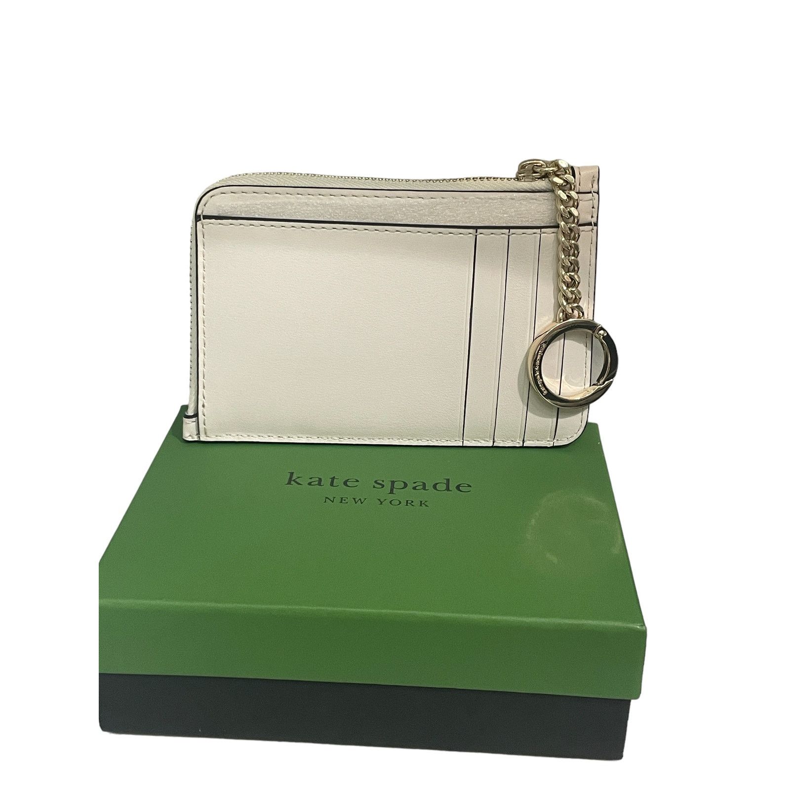 Kate Spade Kate Spade Darcy Wild Petal Medium LZip Card Holder Key Ring Size ONE SIZE - 4 Thumbnail