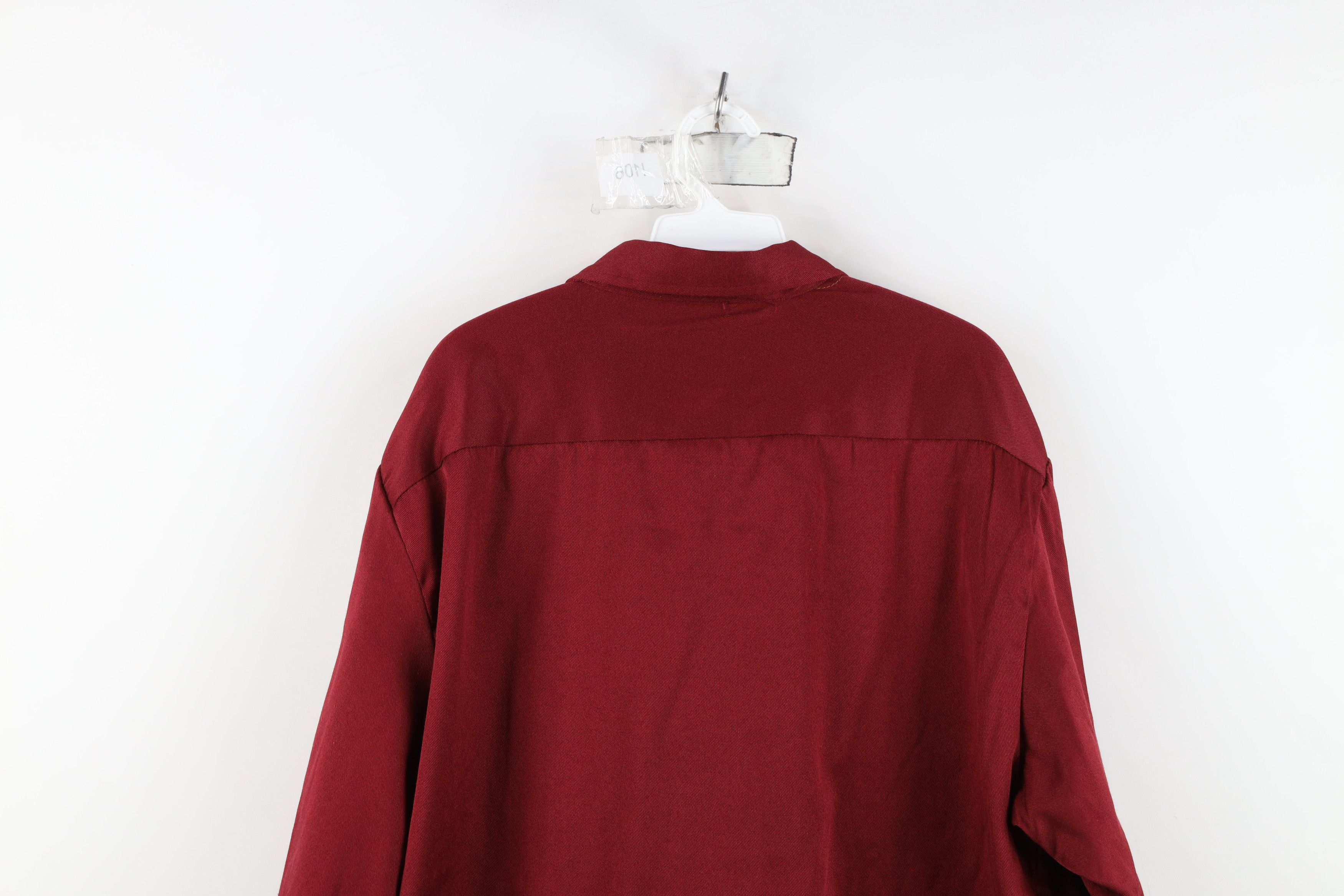 Vintage Vintage 90s Y2K Streetwear Lined Button Shirt Jacket Jac Size US L / EU 52-54 / 3 - 11 Thumbnail