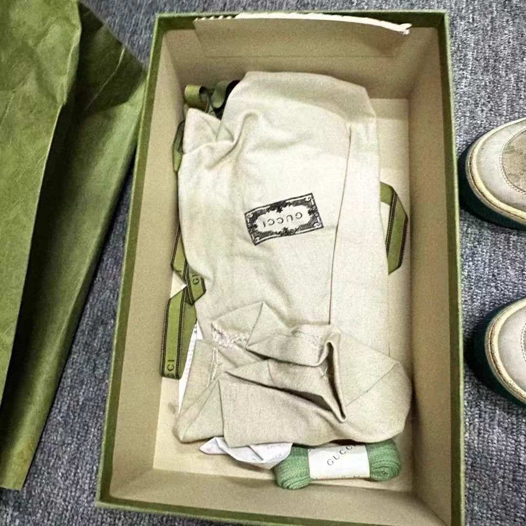 Gucci Gucci GG Distressed Sneakers 95 New 37 box & accs Size US 6 / IT 36 - 8 Thumbnail