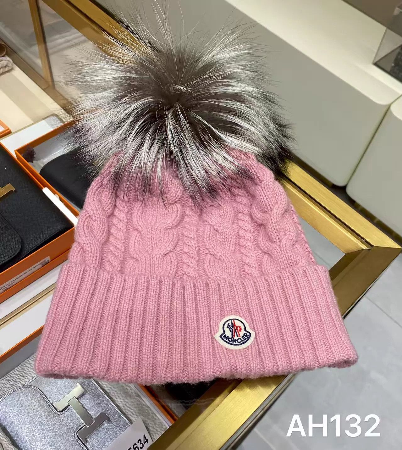 Moncler Moncler solid pom-pom beanie one size new AH132 Size ONE SIZE - 1 Thumbnail