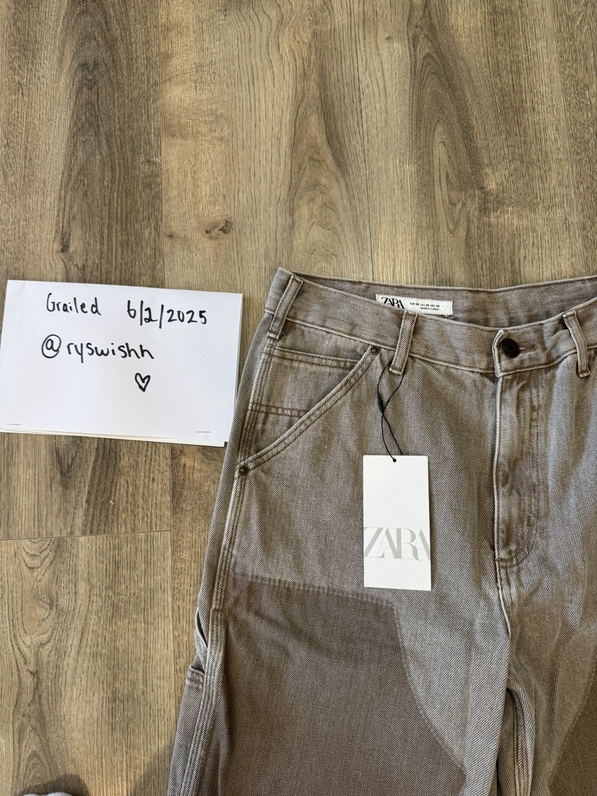 Zara Zara Carpenter Jeans Size US 30 / EU 46 - 2 Thumbnail