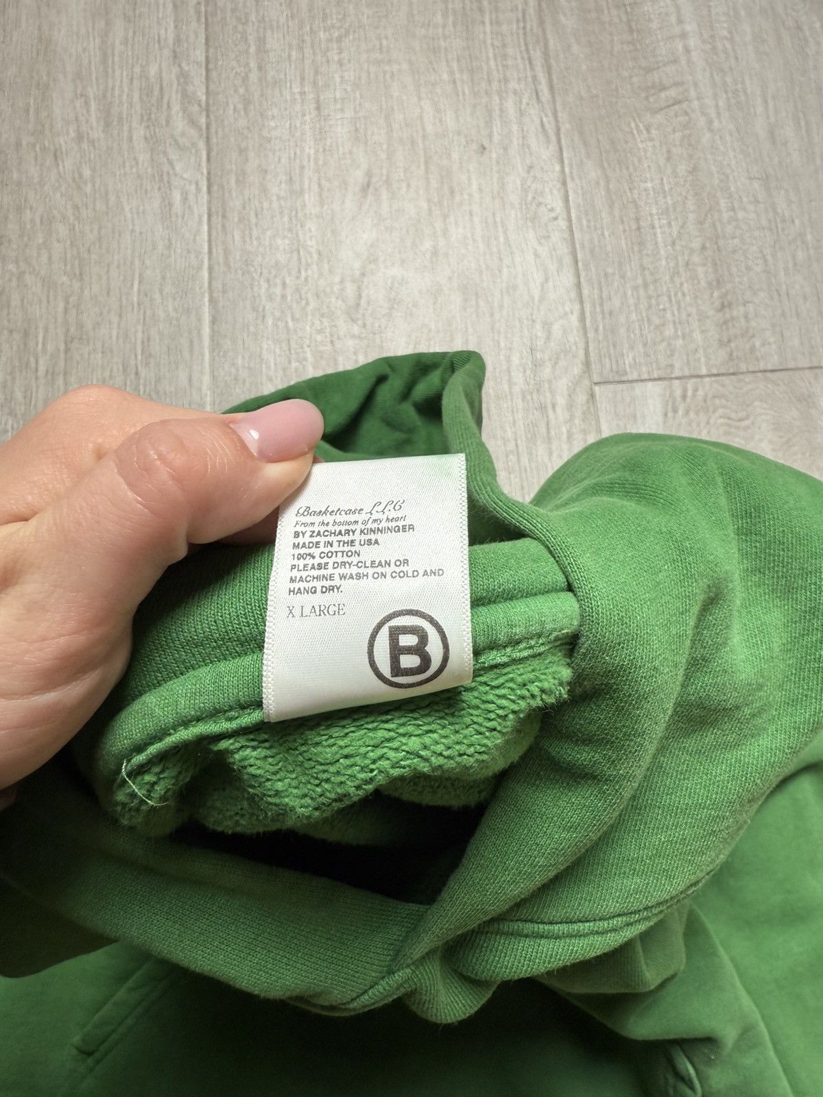 basketcase gallery Basket case Gallery Green Logo Hoodie Size US XL / EU 56 / 4 - 3 Thumbnail