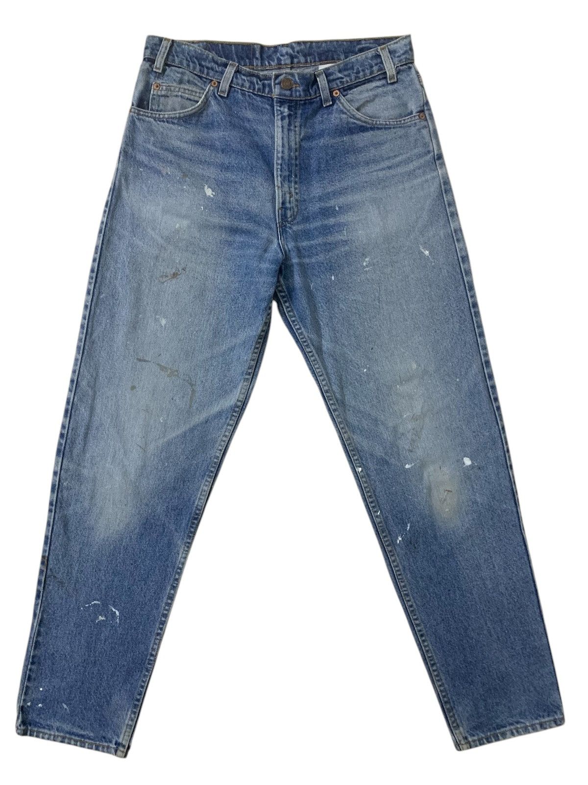 Levi's Vintage painted & dirty Levi’s Orange Tab Made In USA Size US 32 / EU 48 - 1 Thumbnail