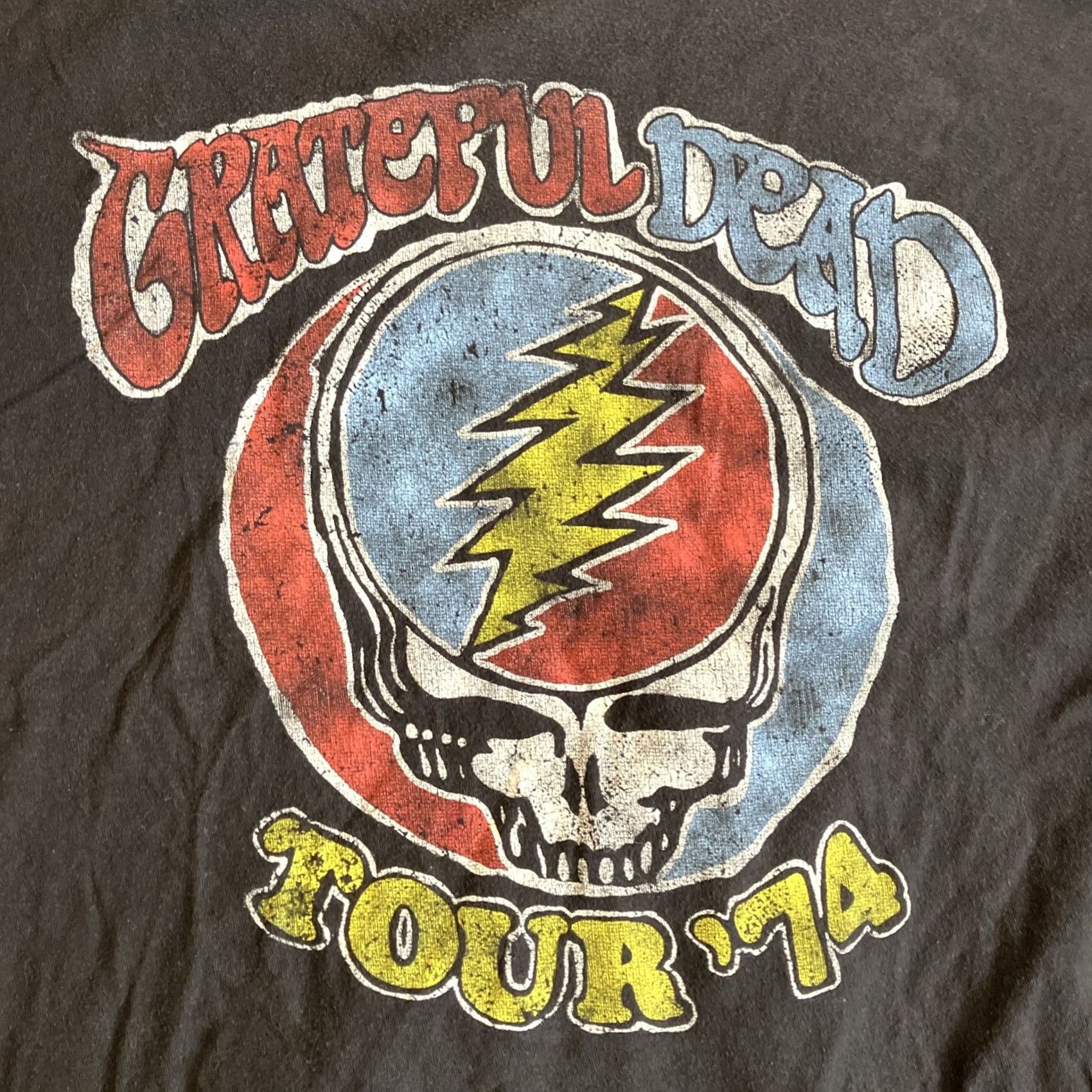 Ripple Junction Ripple Junction Grateful Dead 1974 Tour Stealie T Shirt XXL Men Size US XXL / EU 58 / 5 - 2 Thumbnail