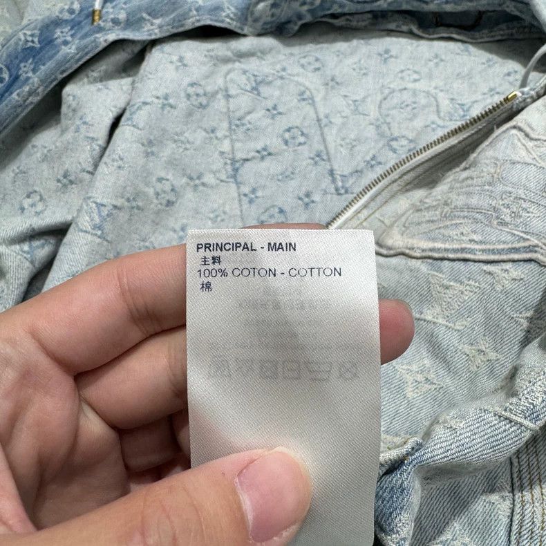 Louis Vuitton Louis Vuitton Patchwork print hooded denim jacket 2501-Next Size US S / EU 44-46 / 1 - 5 Thumbnail