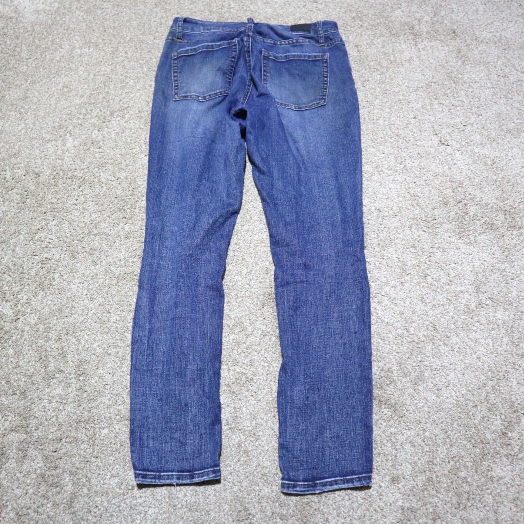 Jones New York Jones New York Lexington Jeans Slim Mid Rise Blue 2 Women Adult Regular 2 Blue Denim Stretch Slim Women's Jeans 90s Designer Style Comfort Size 26" / US 2 / IT 38 - 7 Thumbnail