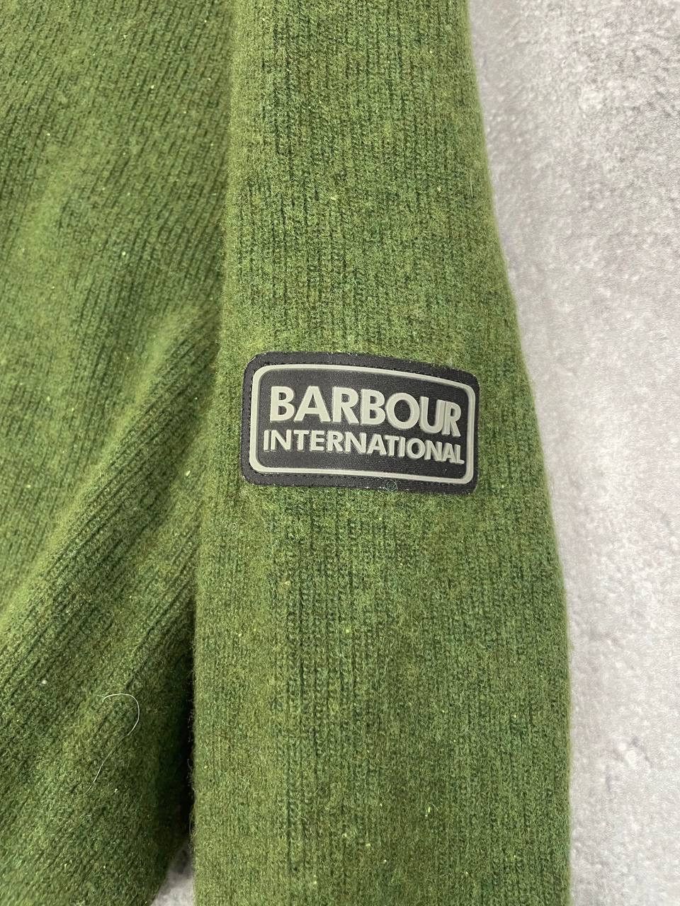 Barbour Barbour International MenSweater Green Crewneck Knit Jumper Size US M / EU 48-50 / 2 - 5 Thumbnail