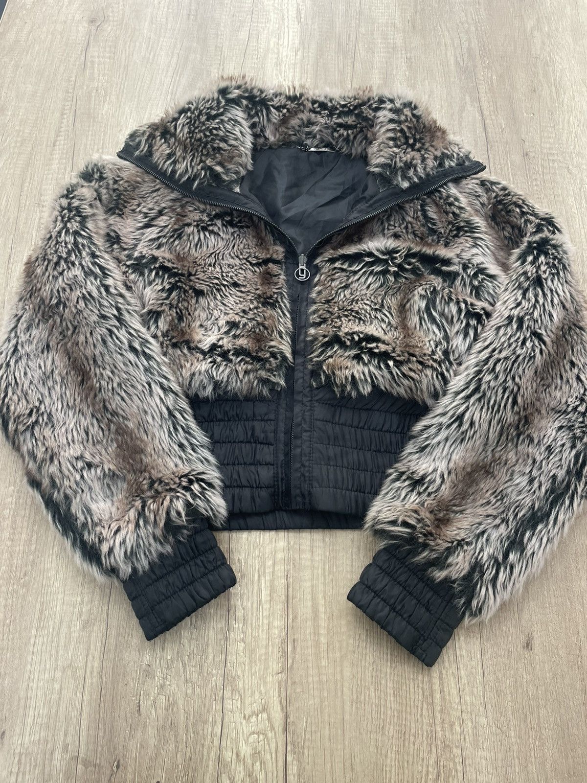 Hysteric Glamour Y2K fur fuzzy opium japanese cropped bomber if six was nine Size US M / EU 48-50 / 2 - 1 Thumbnail
