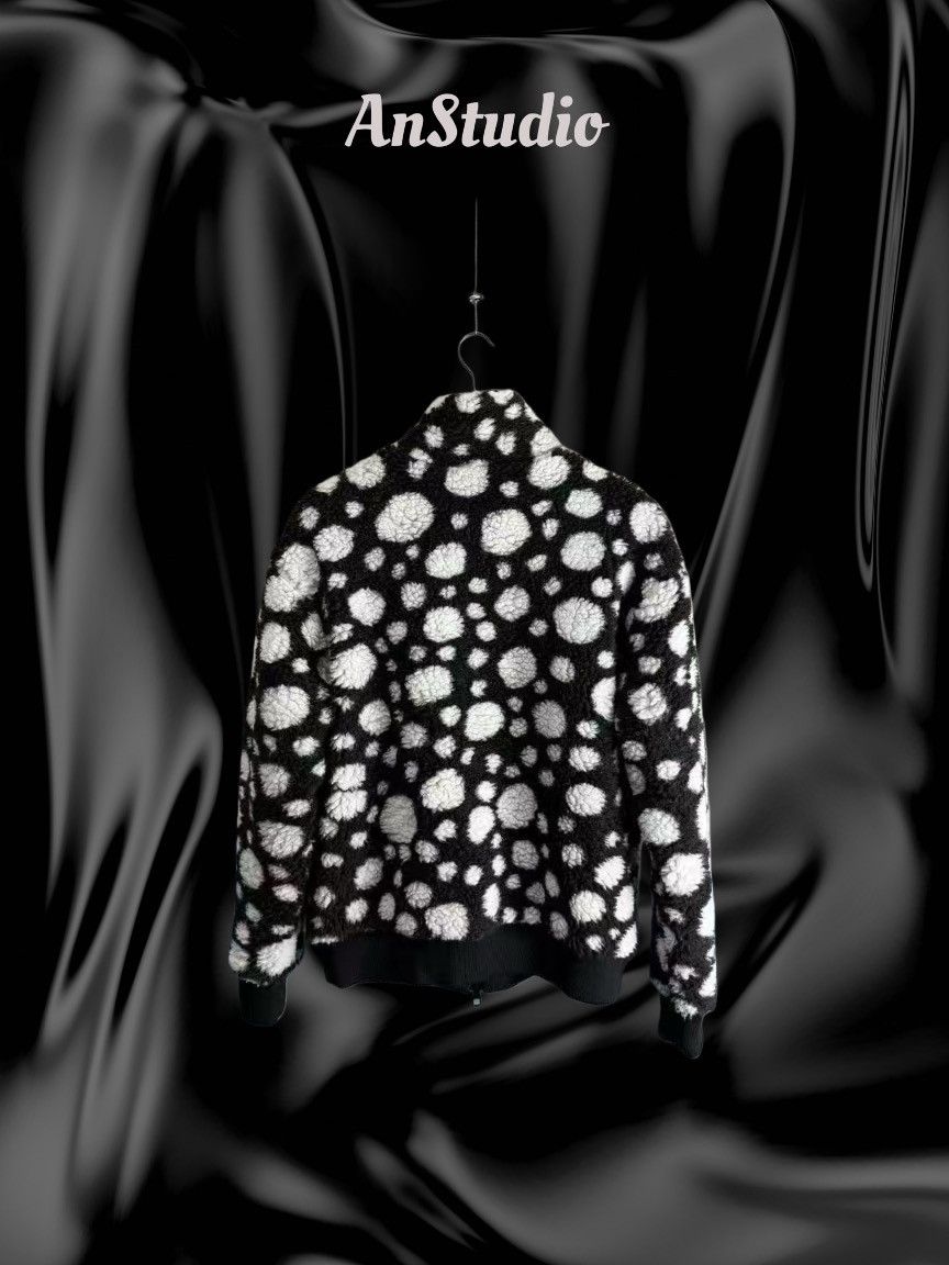 Louis Vuitton × Yayoi Kusama Louis Vuitton Black/White Polka Dot Fleece Jacket Size US XS / EU 42 / 0 - 2 Thumbnail