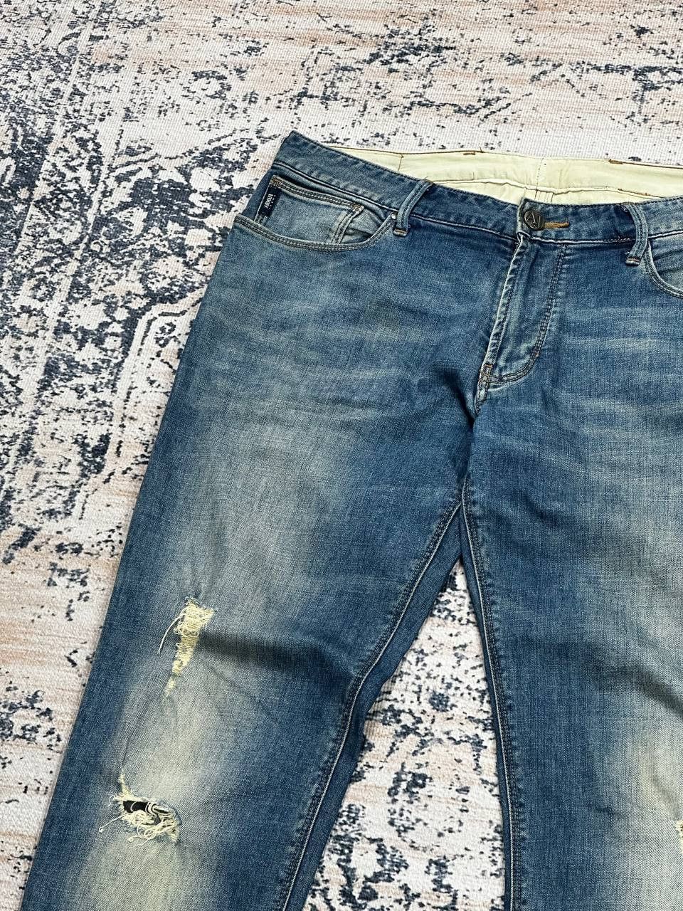 Giorgio Armani Vintage Armani Jeans Distressed Denim Pants Size US 34 / EU 50 - 4 Thumbnail