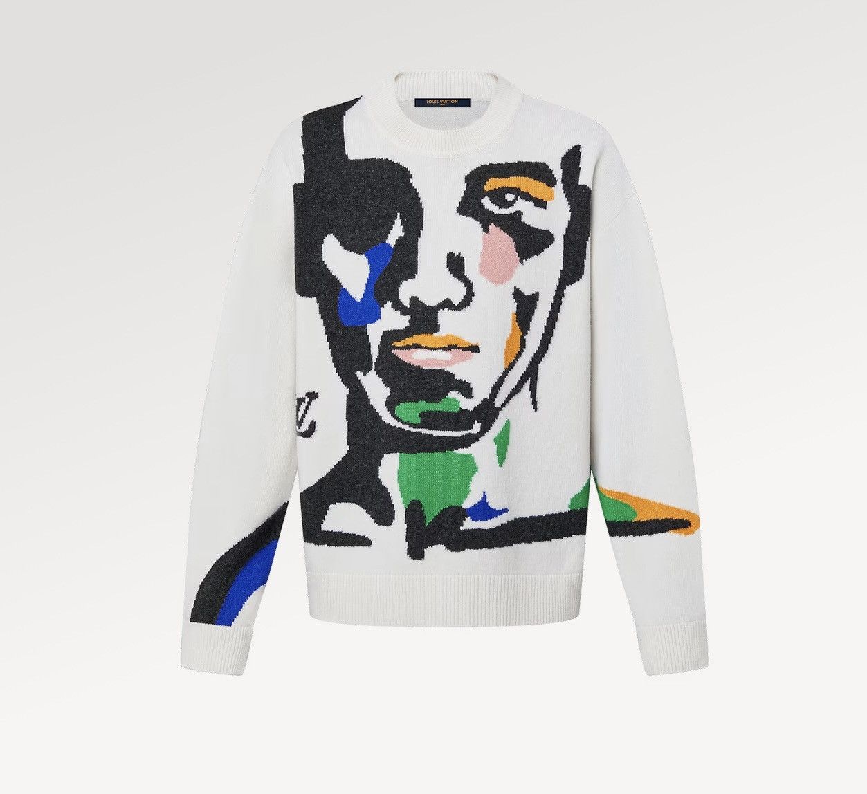 Louis Vuitton Louis Vuitton SCRIBBLES INTARSIA CREWNECK