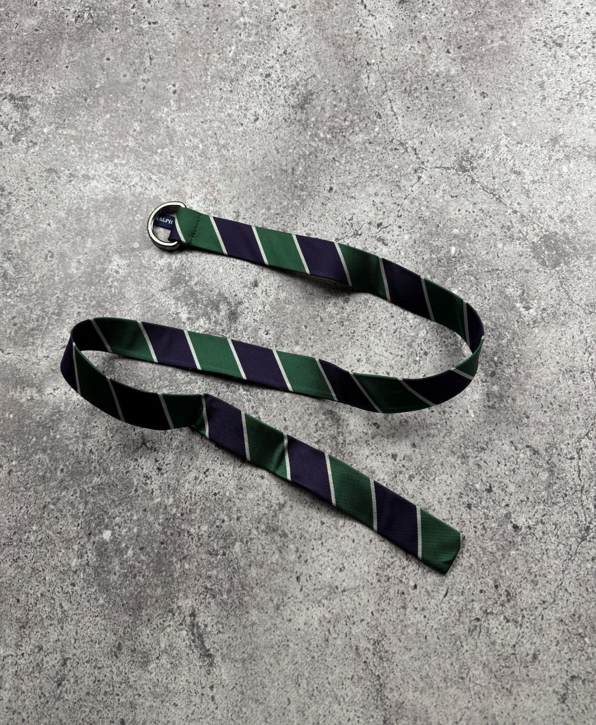 Polo Ralph Lauren Vintage Polo Ralph Lauren Striped Double D- Ring Belt Y2K Size ONE SIZE - 1 Thumbnail