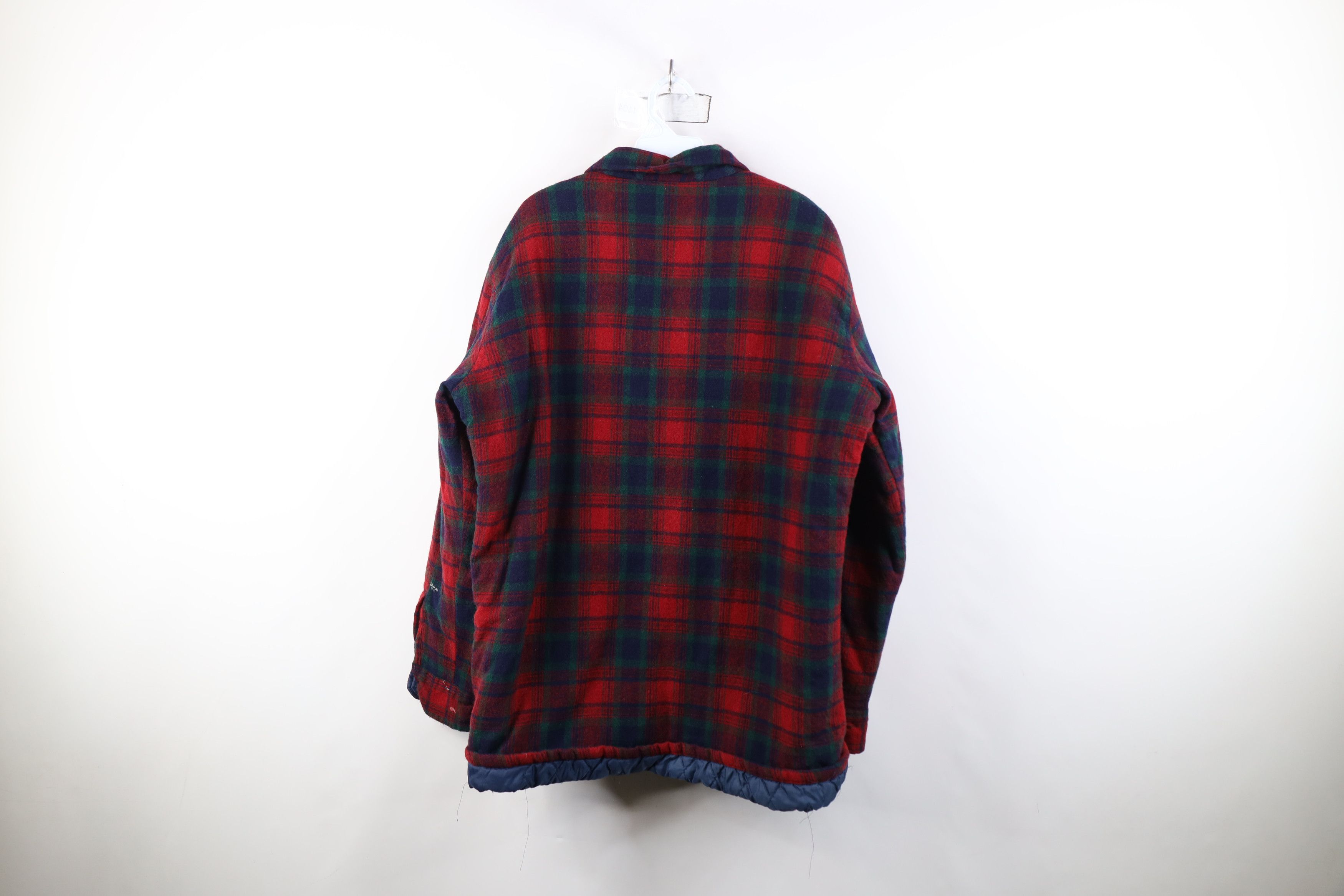 Vintage Vintage 70s Streetwear Quilted Button Shirt Jacket Jac Shirt Size US XL / EU 56 / 4 - 13 Thumbnail