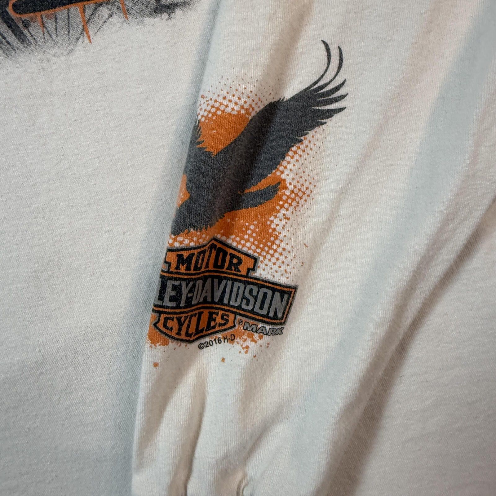 Harley Davidson Harley-Davidson Shirt Mens 4XL Eagle Biker Motorcycle Y2K Size US XXL / EU 58 / 5 - 5 Thumbnail