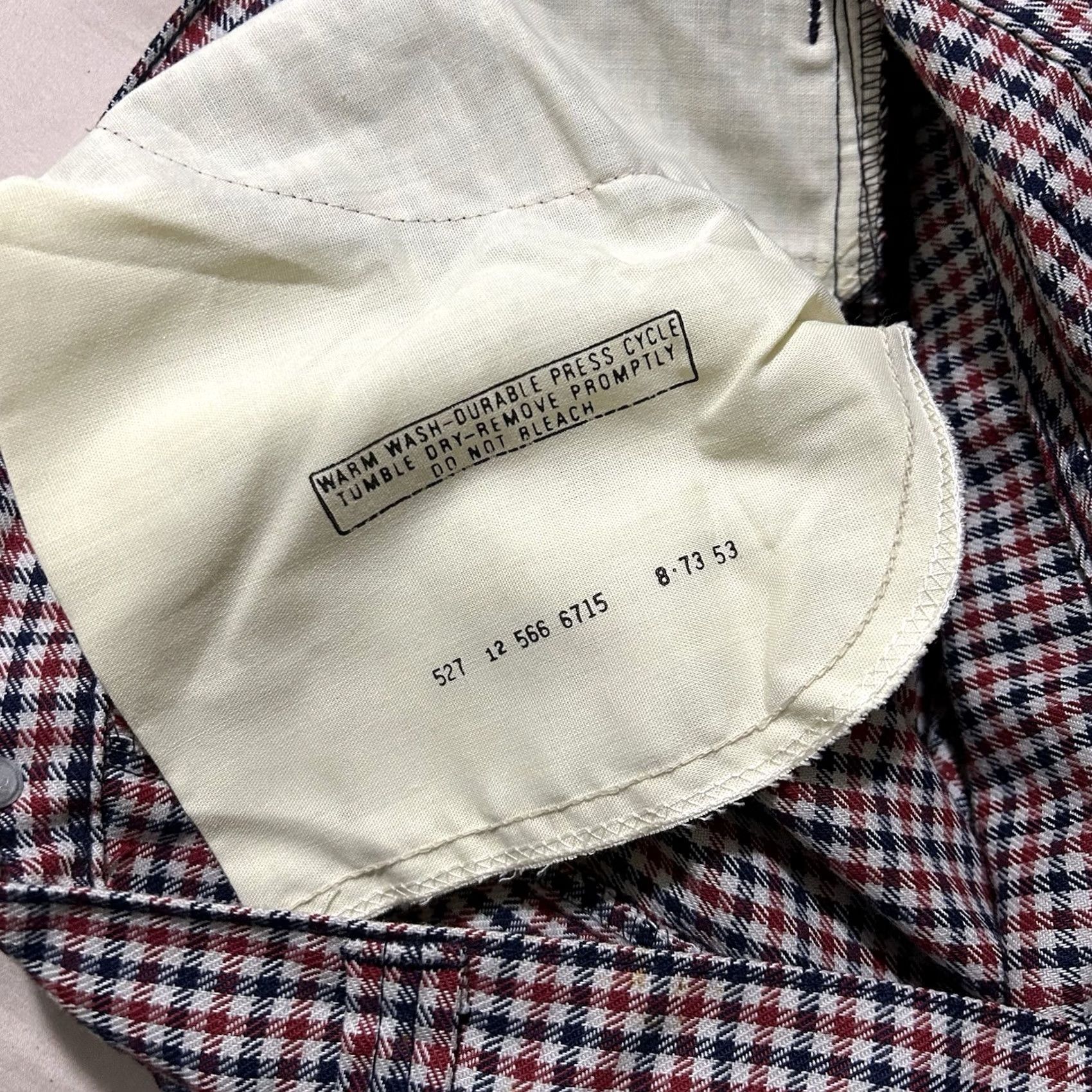 Levi's VINTAGE Levi’s Plaid Big E Bell Bottom Pants 44X34 NWT 1970s Mens Womens Size US 44 / EU 60 - 6 Thumbnail
