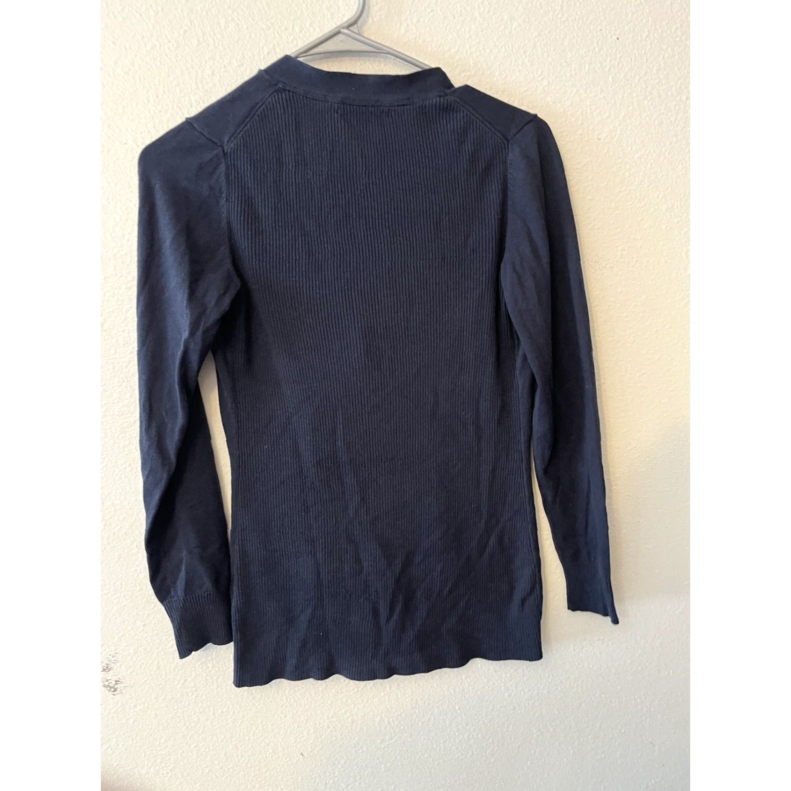 Banana Republic Banana Republic Sweater Cardigan Long Sleeve Womens Size Small Petite Blue Size S / US 4 / IT 40 - 3 Thumbnail