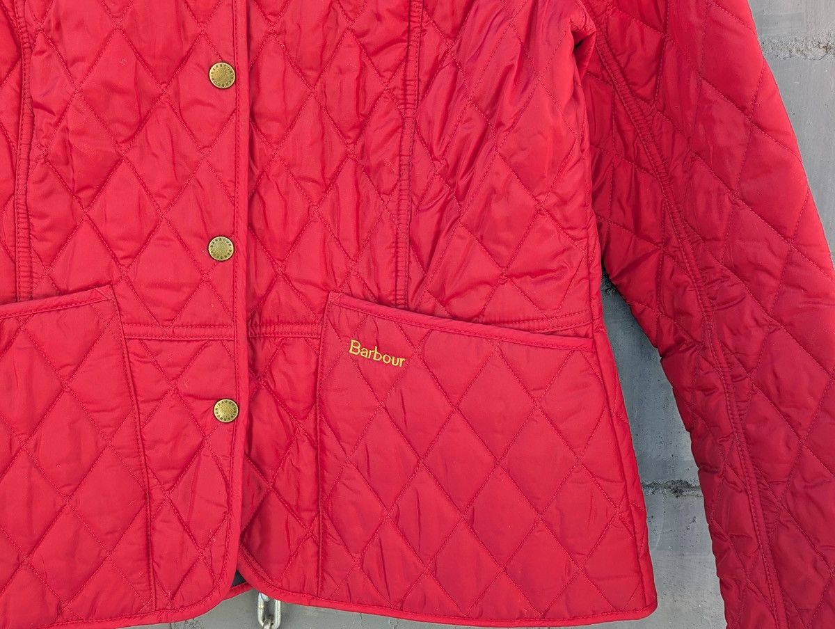 Barbour Barbour Quilted Jacket Summer Liddesdale Women's Red 38 size Size M / US 6-8 / IT 42-44 - 4 Thumbnail