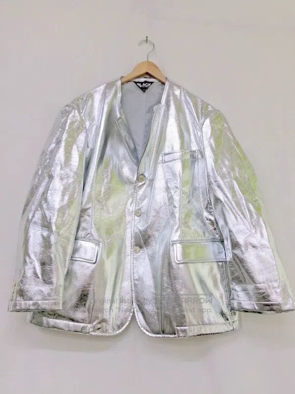 Comme des Garcons Comme des Garcons Silver vintage design jacket Size S / US 4 / IT 40 - 1 Thumbnail