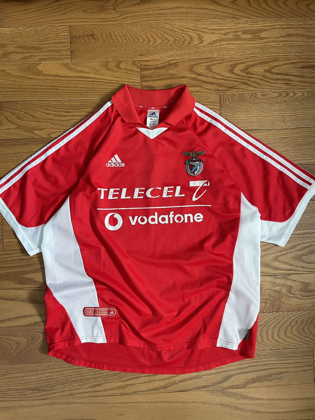 Adidas × Vintage Vintage Adidas SL Benfica Home Jersey Size US XL / EU 56 / 4 - 1 Thumbnail