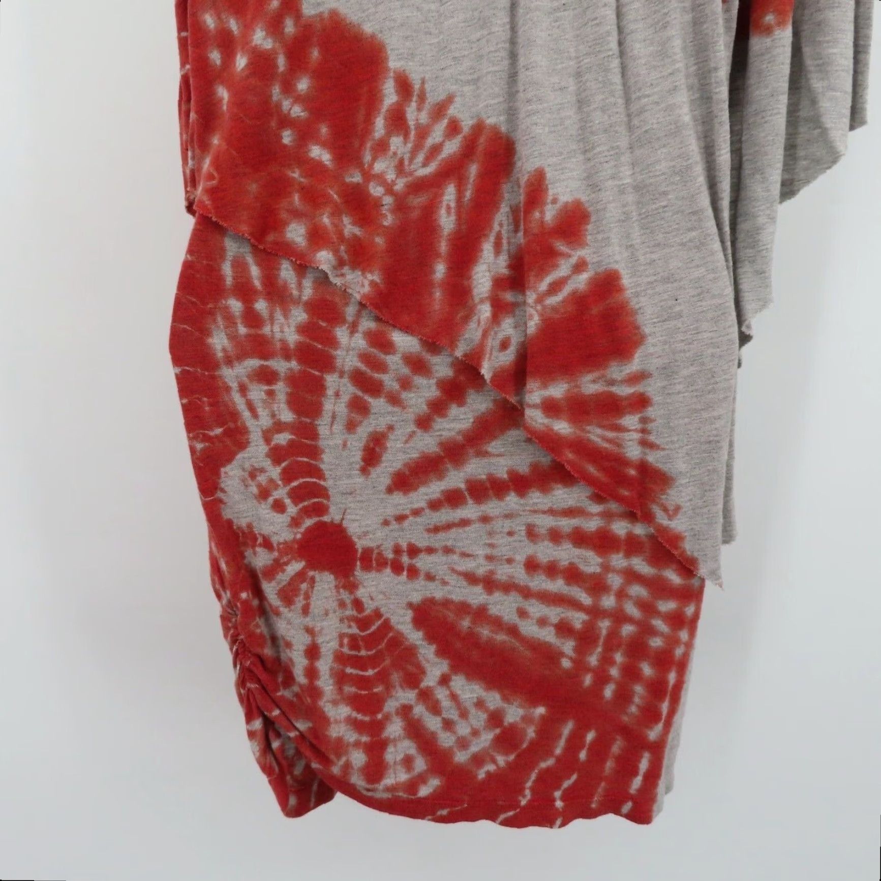 Young Fabulous & Broke Young Fabulous & Broke Dress XS Women Gray Tie Dye One Shoulder T-Shirt Dress Bohemian Casual Short Size XS / US 0-2 / IT 36-38 - 7 Thumbnail