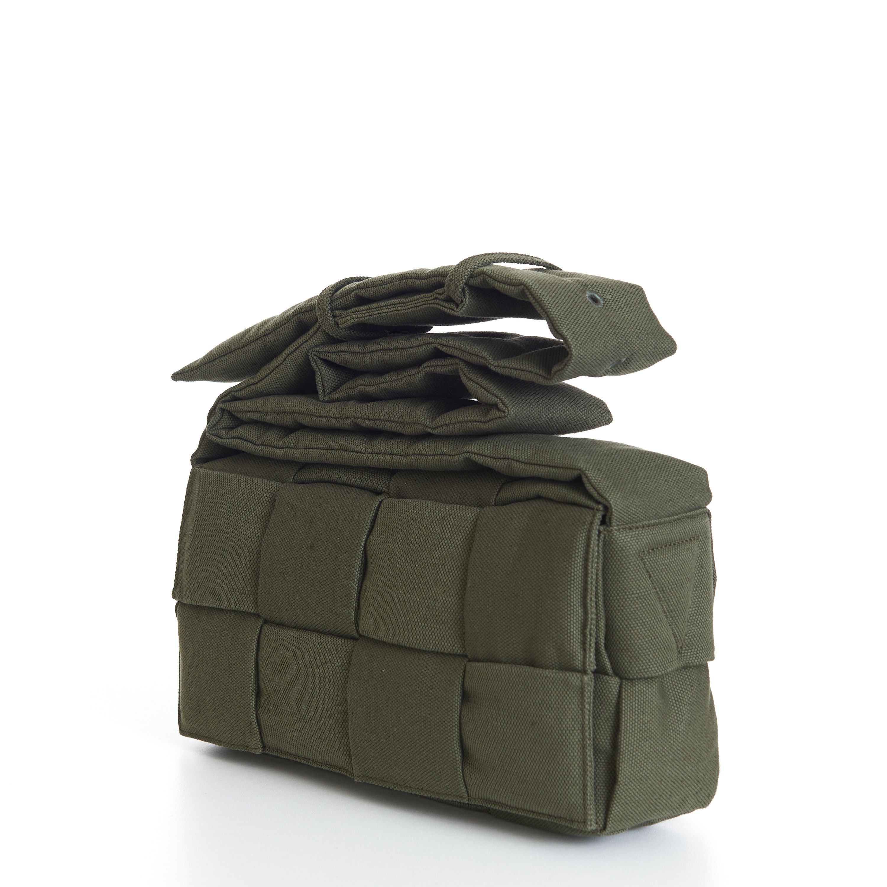 Bottega Veneta Tech Casssette Crossbody Bag In Padded Intreccio Canvas Size ONE SIZE - 8 Thumbnail